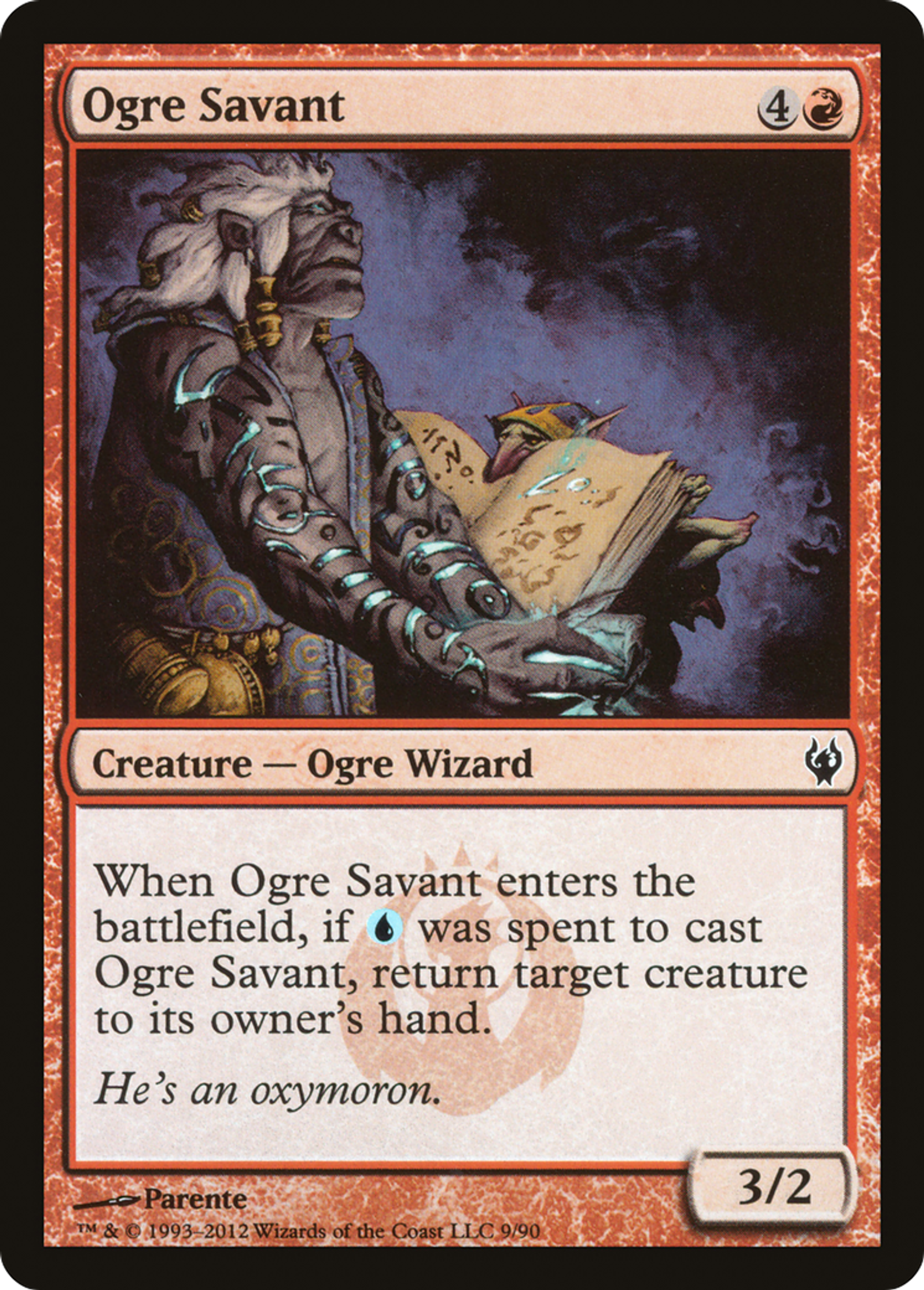 Ogre Savant — Duel Decks: Izzet vs. Golgari — Magic: The Gathering