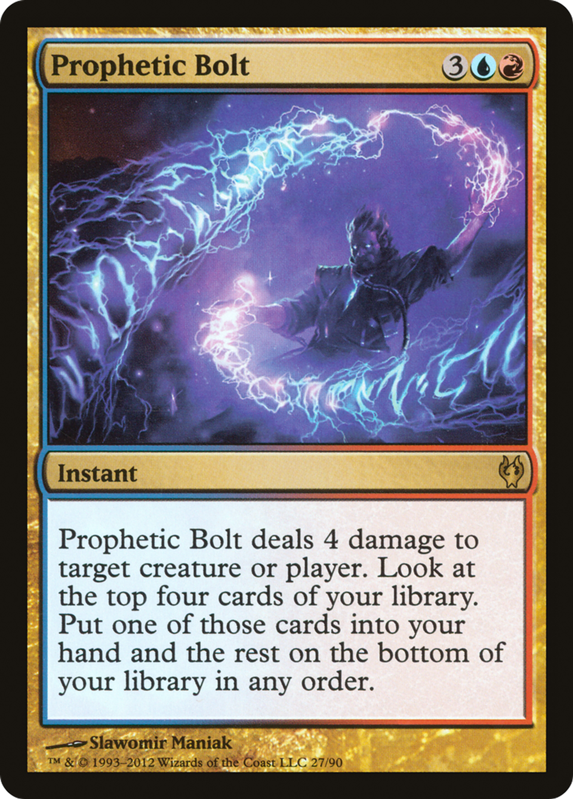 Éclair prophétique — Duel Decks: Izzet vs. Golgari — Magic: The Gathering