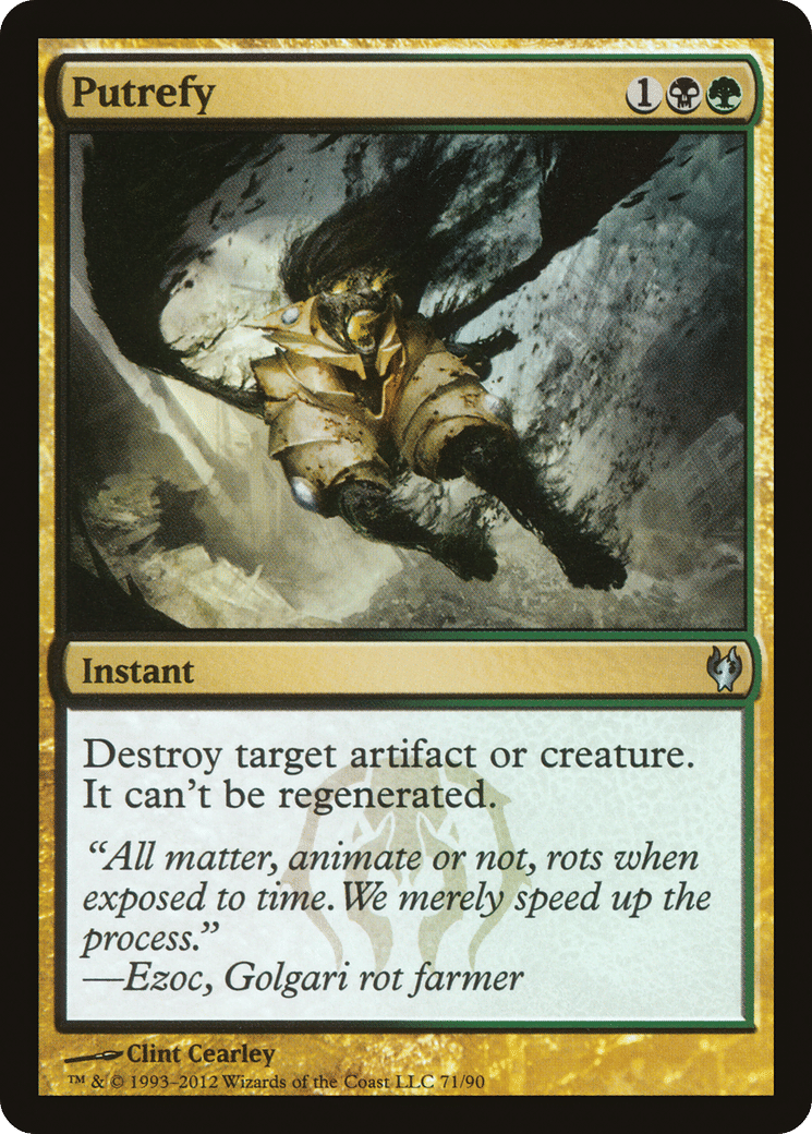 Putrefy — Duel Decks: Izzet vs. Golgari — Magic: The Gathering