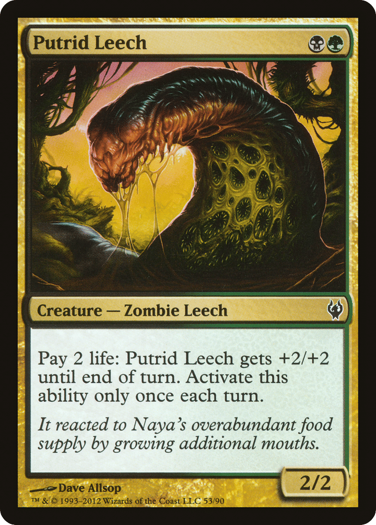 Putrid Leech — Duel Decks: Izzet vs. Golgari — Magic: The Gathering