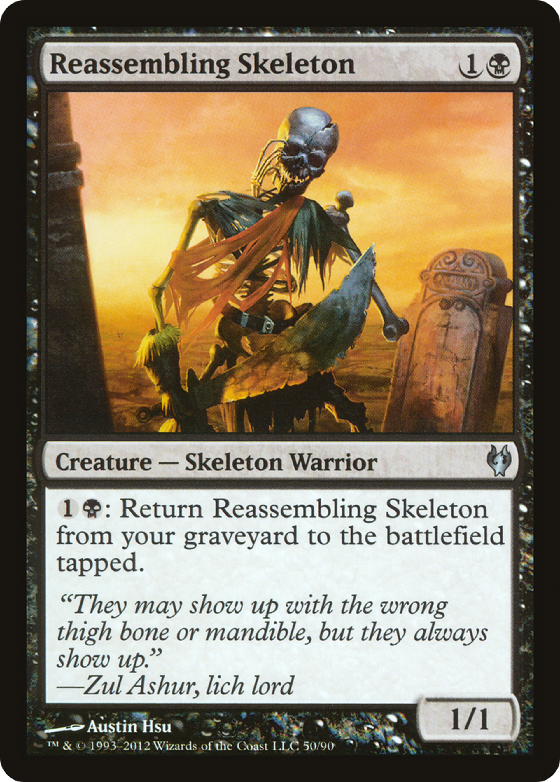 Squelette réassemblable — Duel Decks: Izzet vs. Golgari — Magic: The Gathering