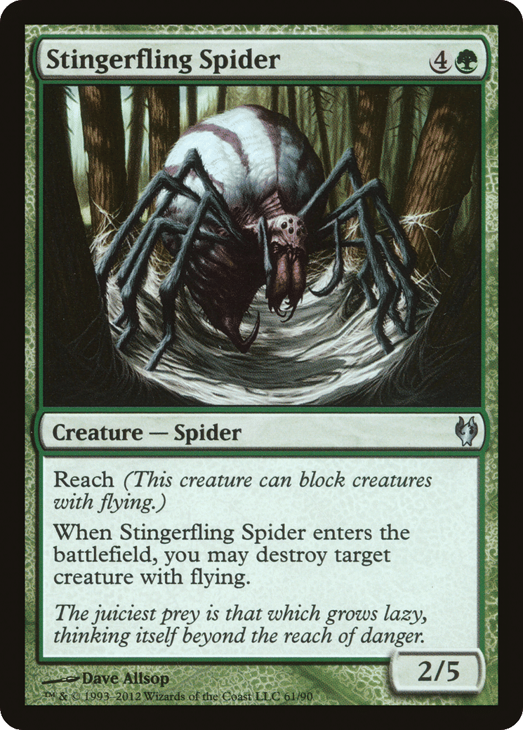 Stingerfling Spider — Duel Decks: Izzet vs. Golgari — Magic: The Gathering