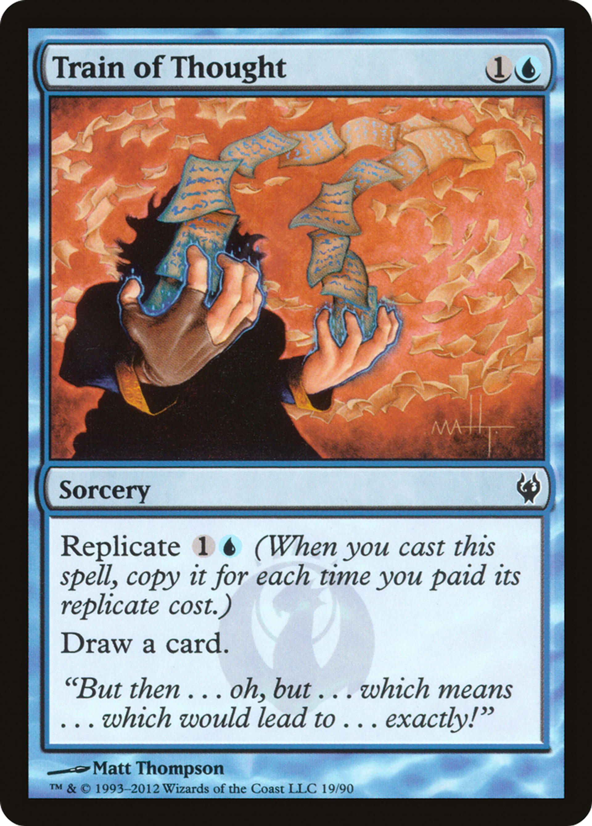 Train of Thought — Duel Decks: Izzet vs. Golgari — Magic: The Gathering