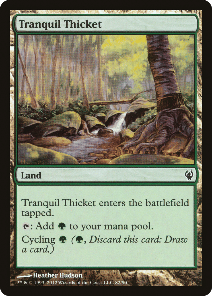 Tranquil Thicket — Duel Decks: Izzet vs. Golgari — Magic: The Gathering