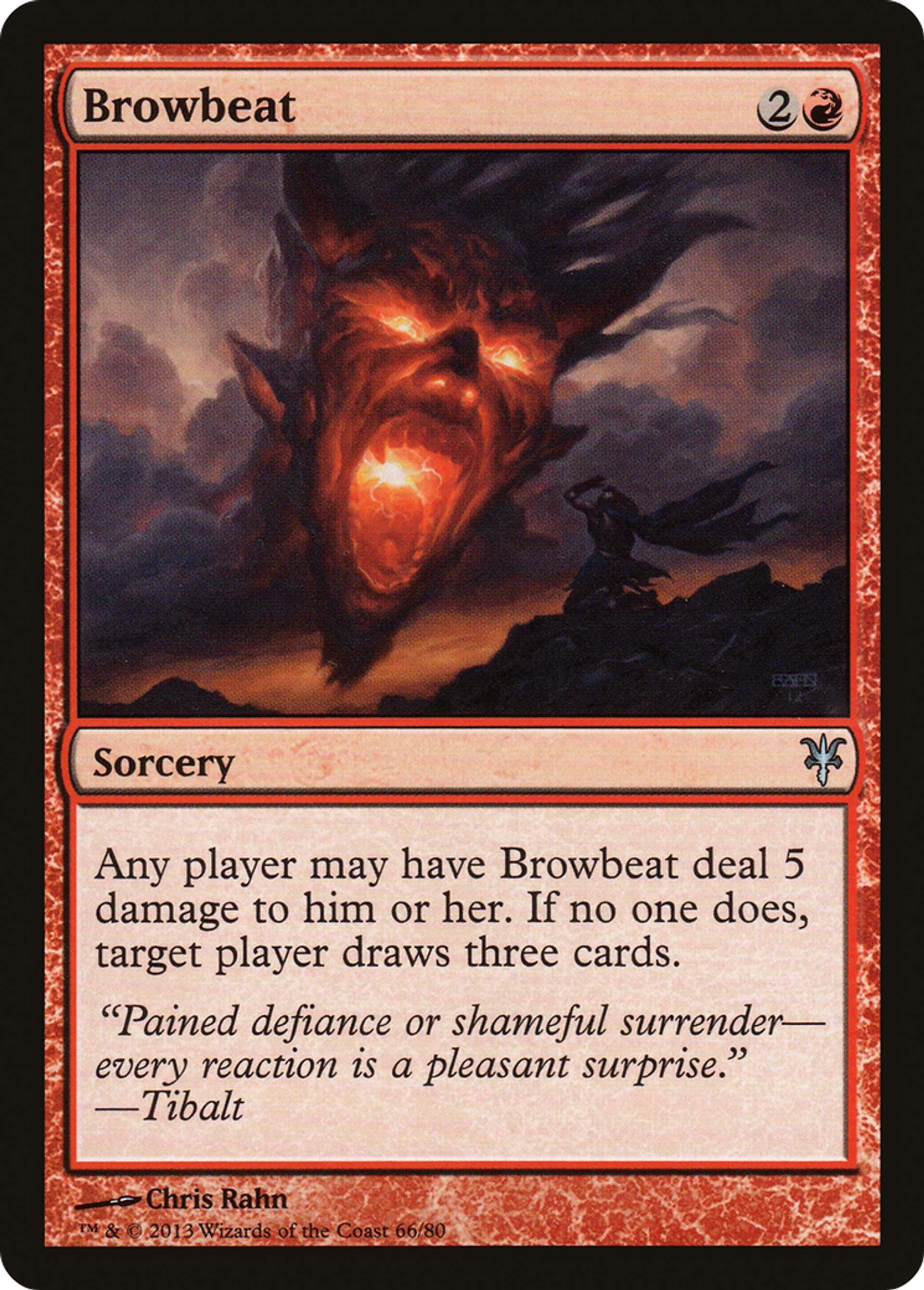 Browbeat — Duel Decks: Sorin vs. Tibalt — Magic: The Gathering