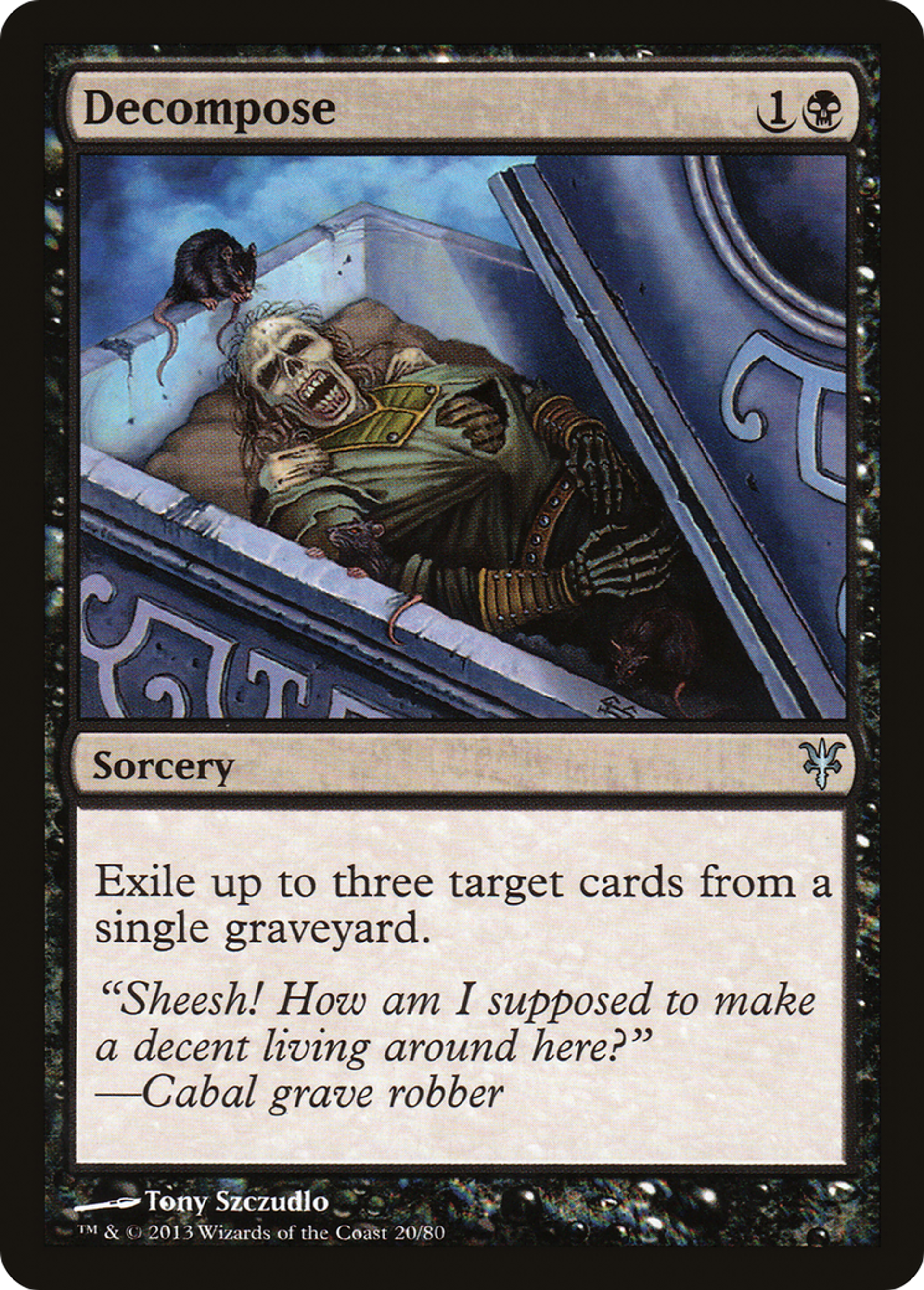Decompose — Duel Decks: Sorin vs. Tibalt — Magic: The Gathering
