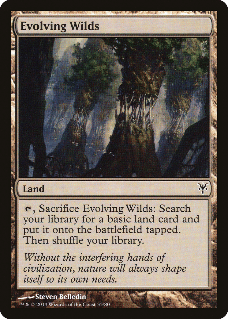 Evolving Wilds — Duel Decks: Sorin vs. Tibalt — Magic: The Gathering