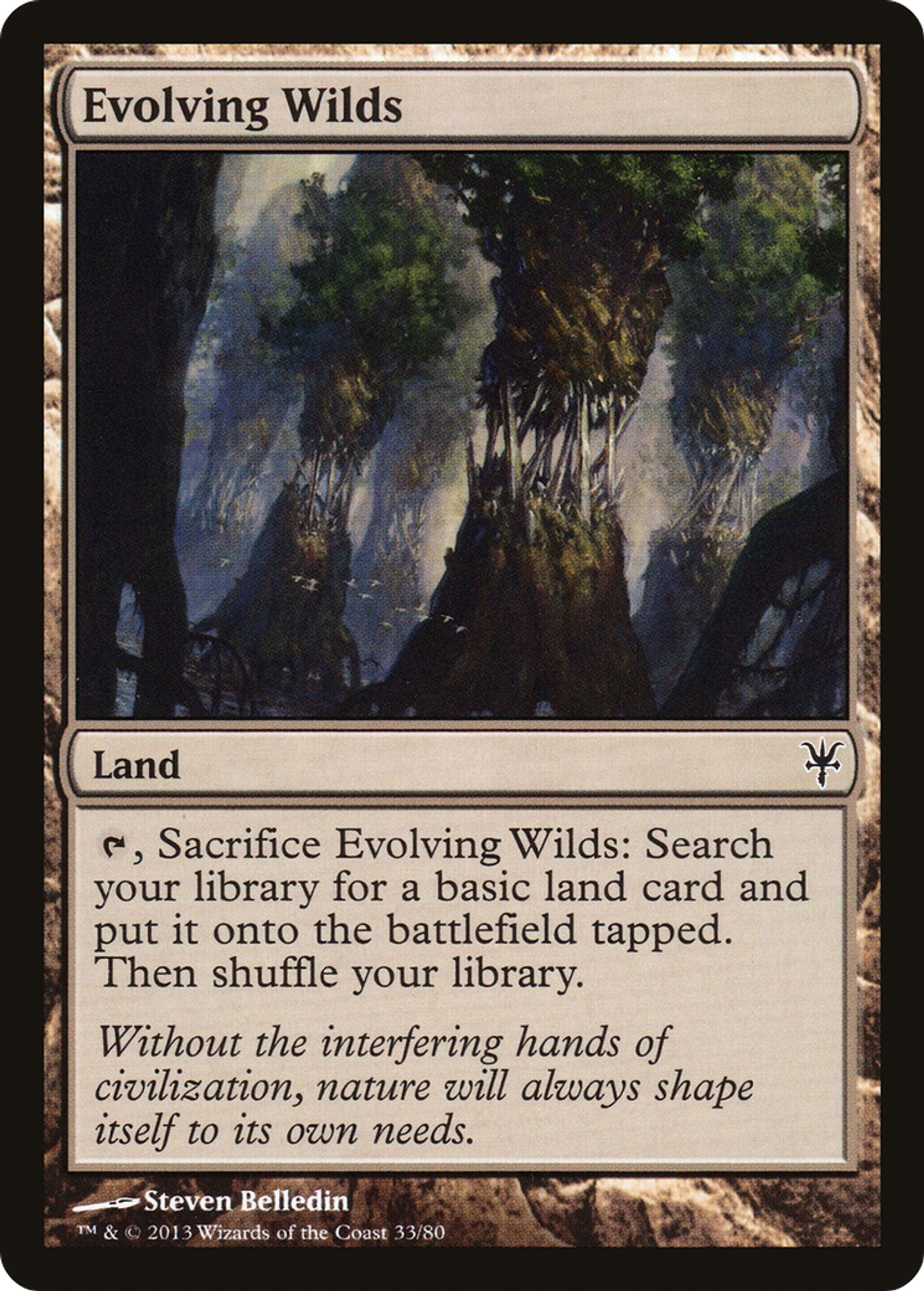 Evolving Wilds — Duel Decks: Sorin vs. Tibalt — Magic: The Gathering
