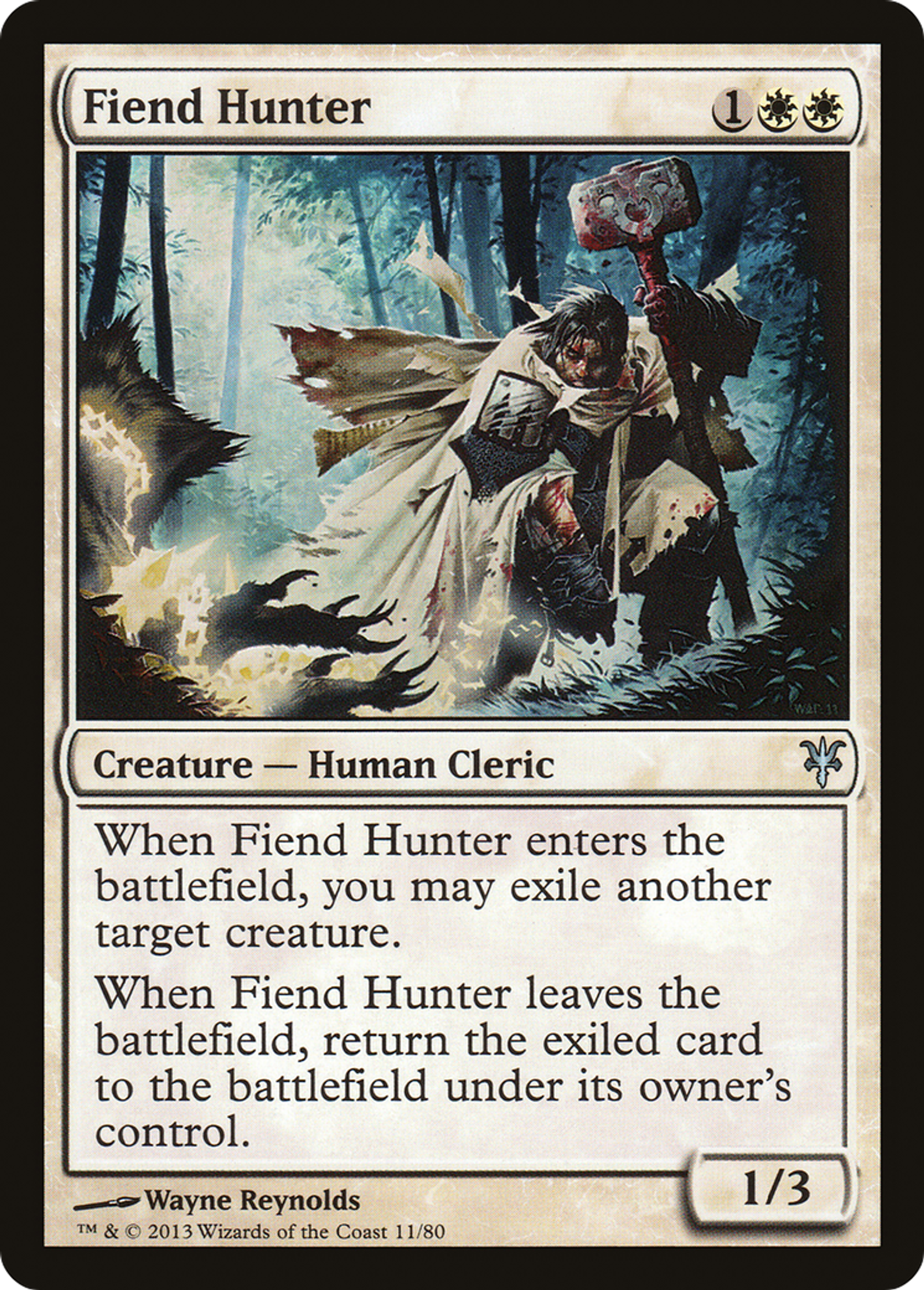 Fiend Hunter — Duel Decks: Sorin vs. Tibalt — Magic: The Gathering