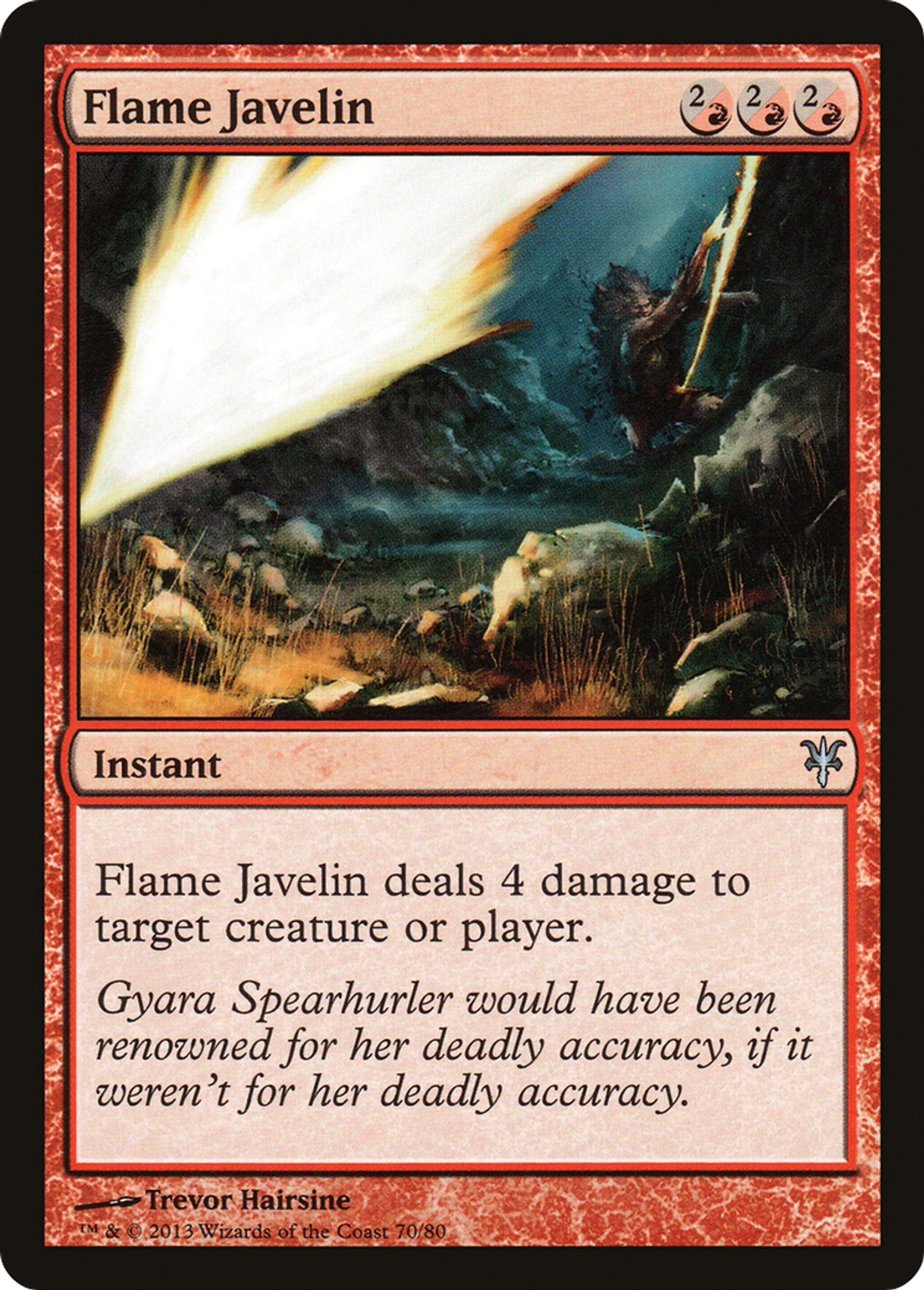Flame Javelin — Duel Decks: Sorin vs. Tibalt — Magic: The Gathering