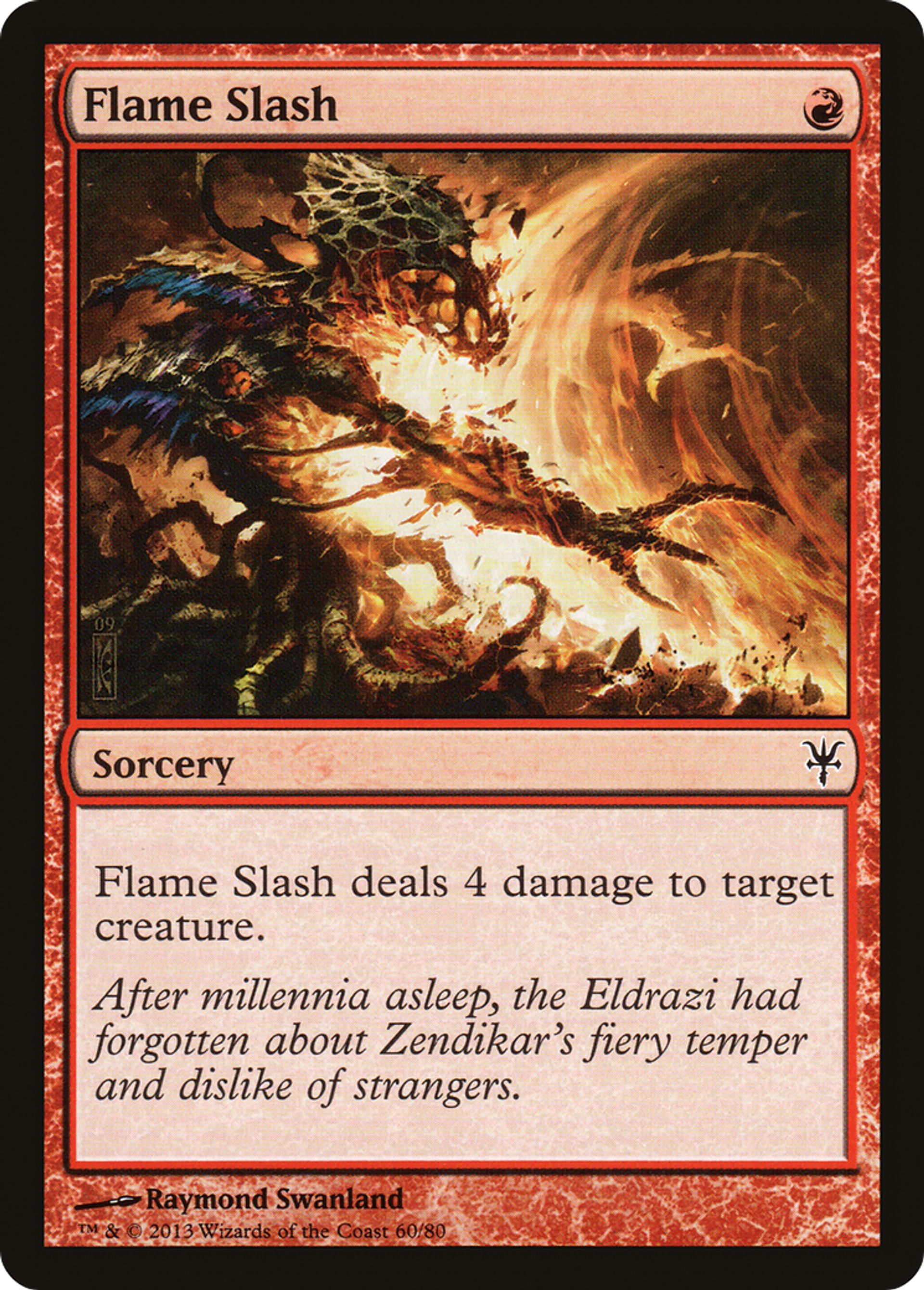 Flame Slash — Duel Decks: Sorin vs. Tibalt — Magic: The Gathering