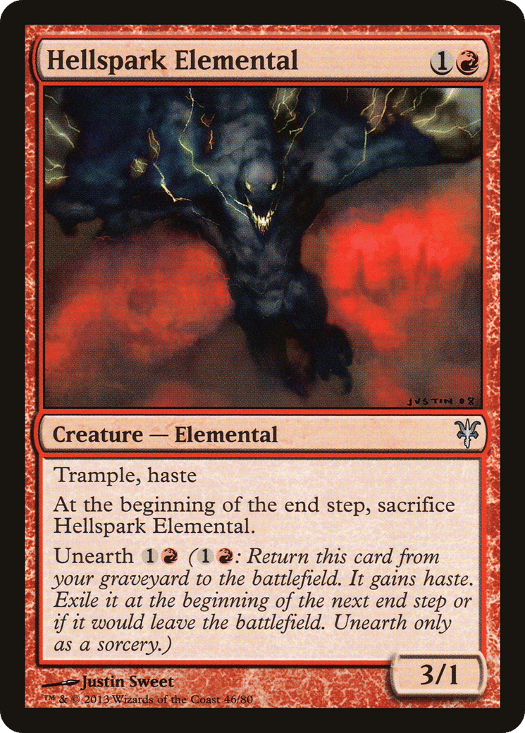 Hellspark Elemental — Duel Decks: Sorin vs. Tibalt — Magic: The Gathering