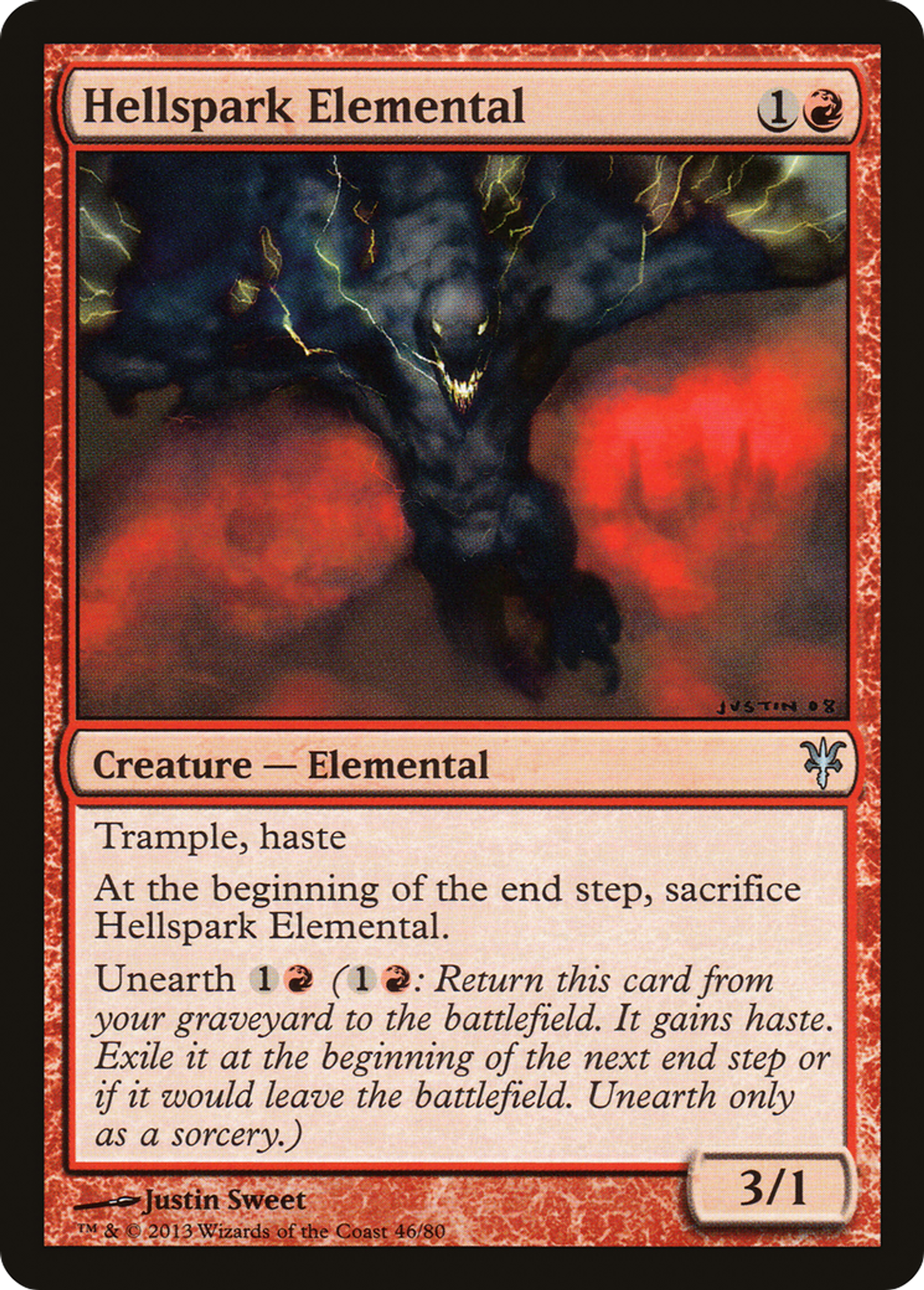 Hellspark Elemental — Duel Decks: Sorin vs. Tibalt — Magic: The Gathering