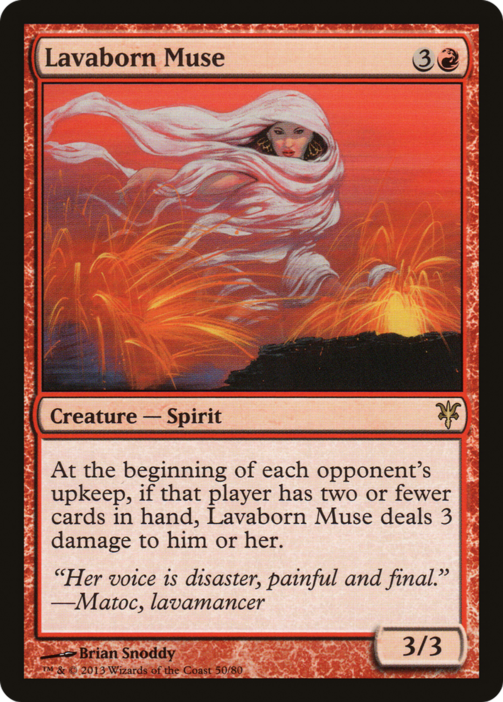 Lavaborn Muse — Duel Decks: Sorin vs. Tibalt — Magic: The Gathering