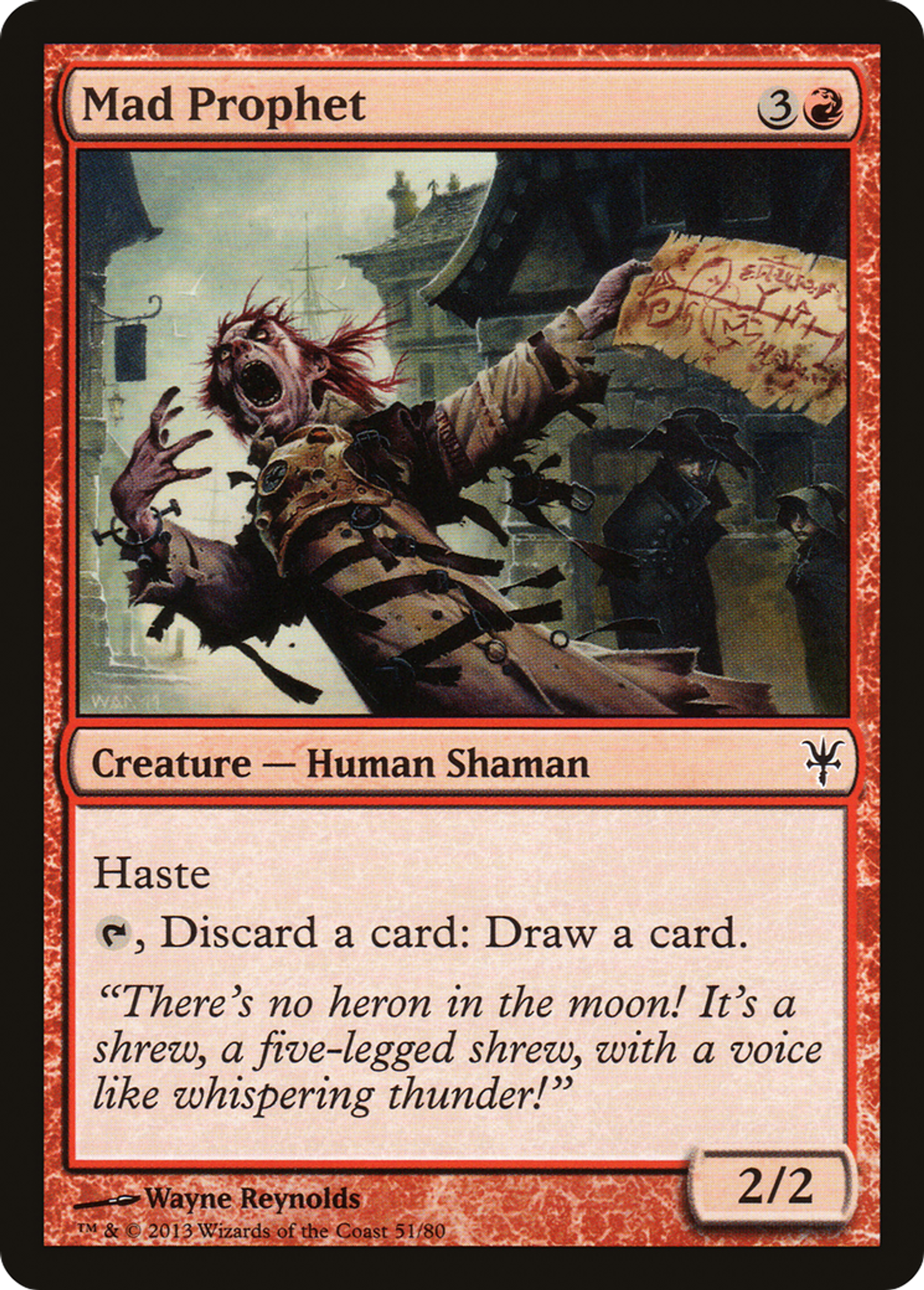 Mad Prophet — Duel Decks: Sorin vs. Tibalt — Magic: The Gathering