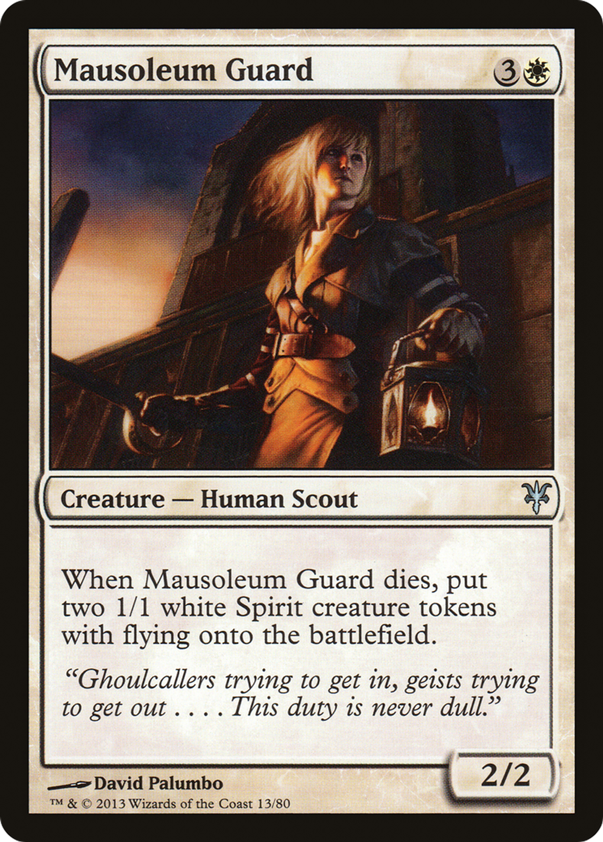 Mausoleum Guard — Duel Decks: Sorin vs. Tibalt — Magic: The Gathering