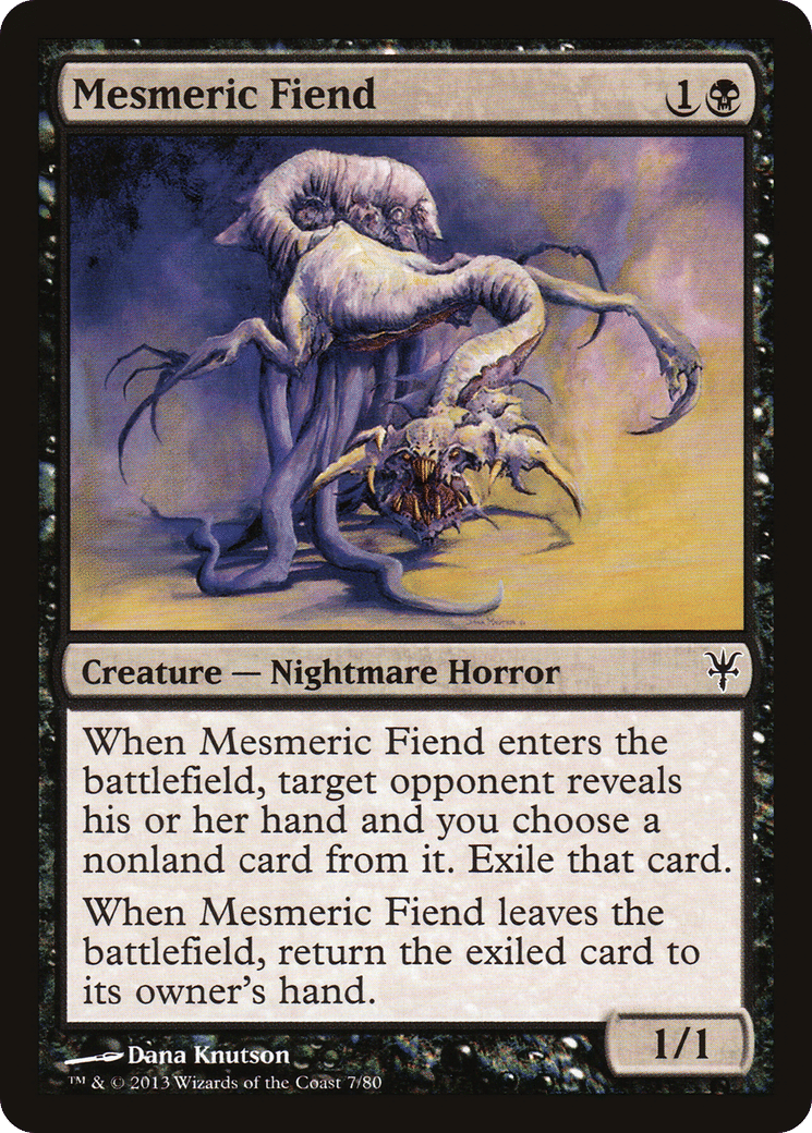 Mesmeric Fiend — Duel Decks: Sorin vs. Tibalt — Magic: The Gathering