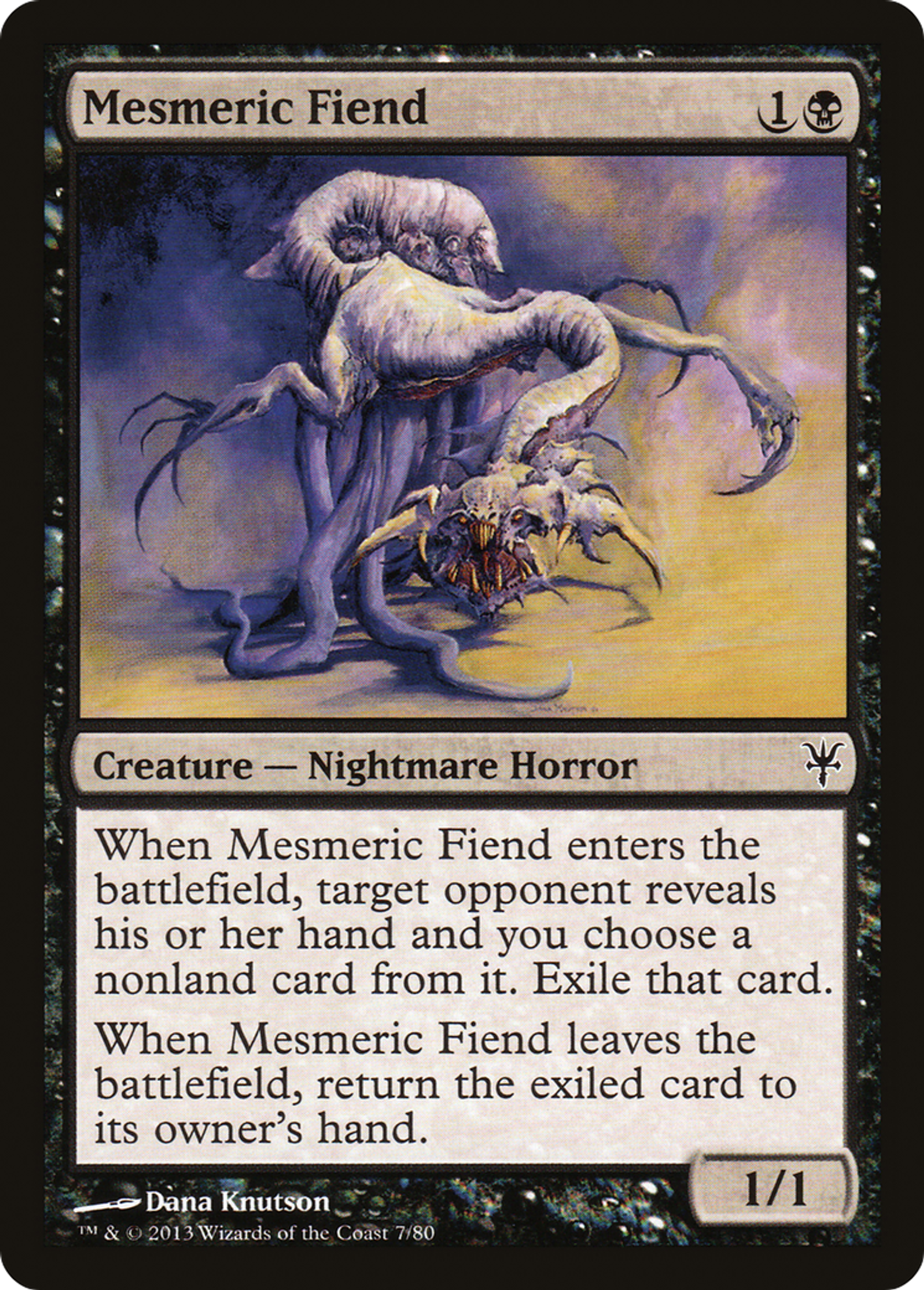 Mesmeric Fiend — Duel Decks: Sorin vs. Tibalt — Magic: The Gathering