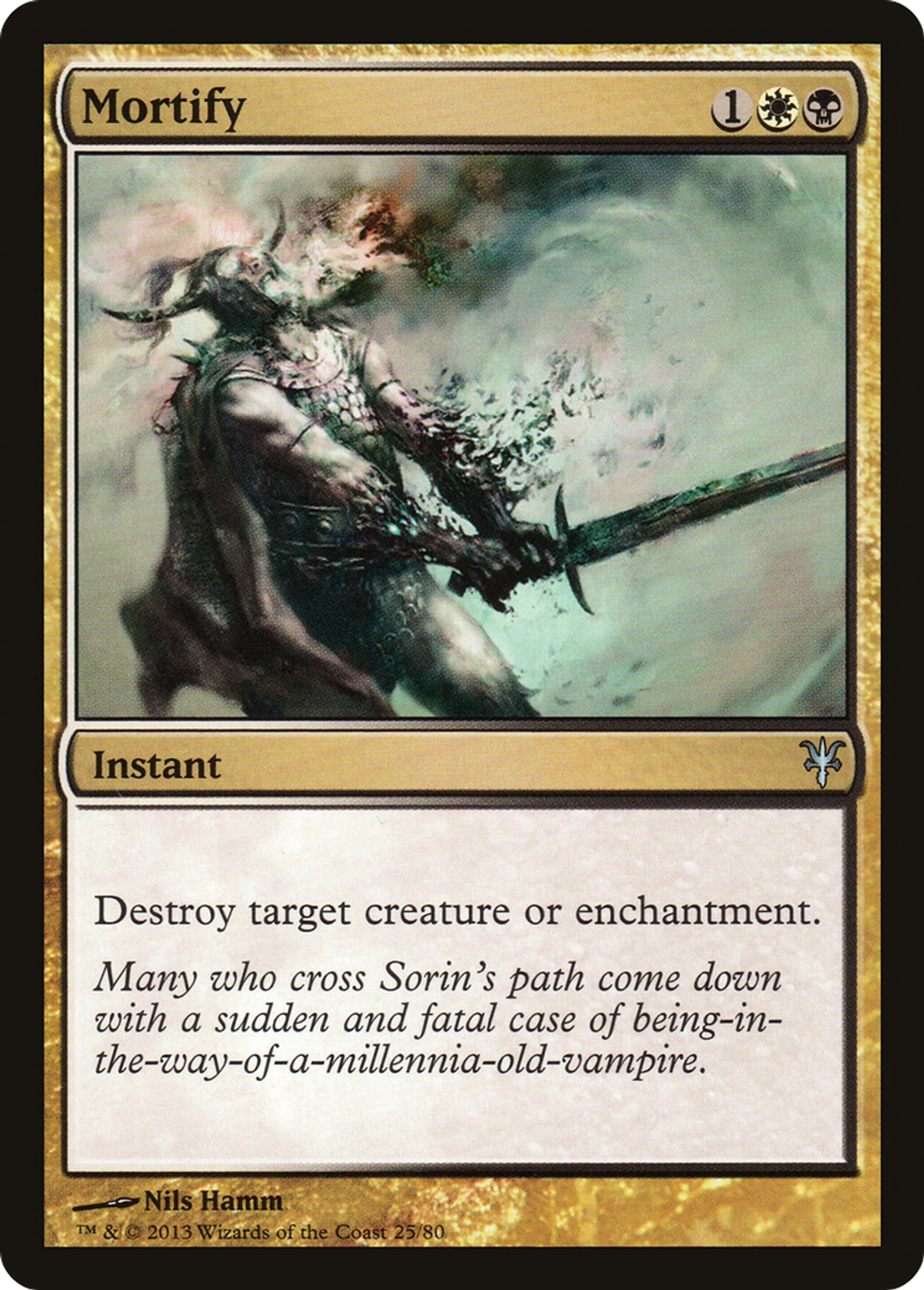Mortify — Duel Decks: Sorin vs. Tibalt — Magic: The Gathering