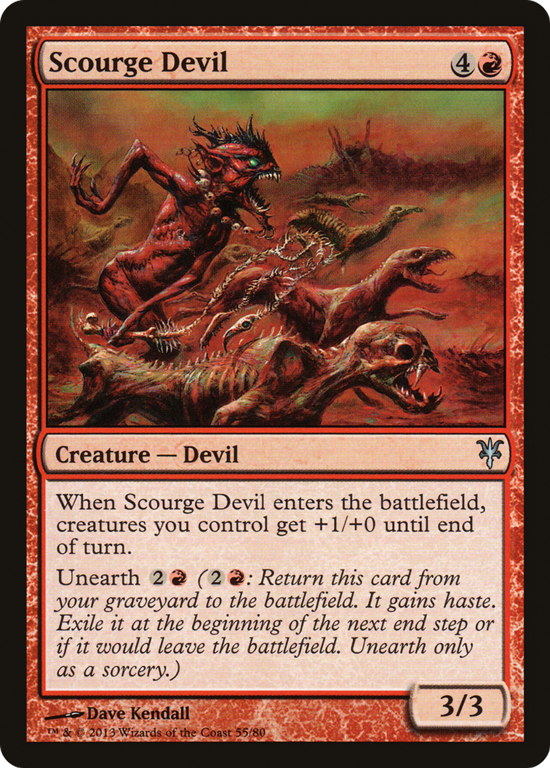 Scourge Devil — Duel Decks: Sorin vs. Tibalt — Magic: The Gathering