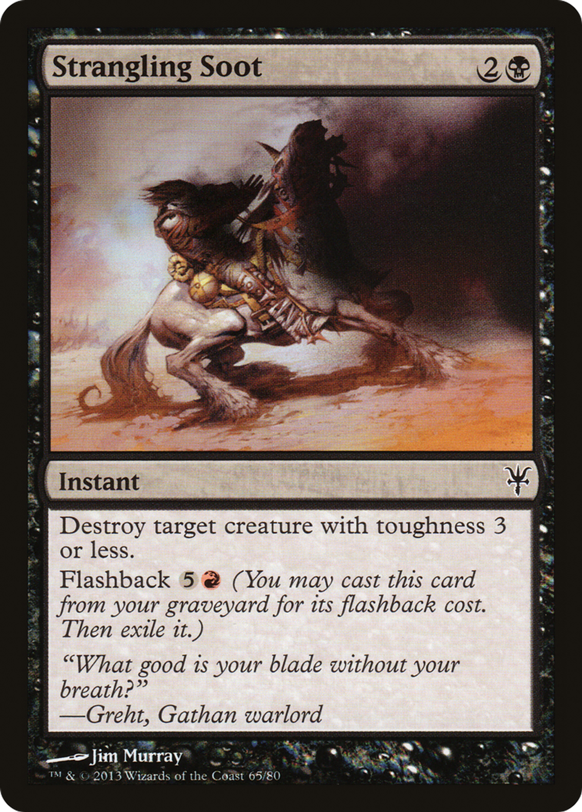 Strangling Soot — Duel Decks: Sorin vs. Tibalt — Magic: The Gathering