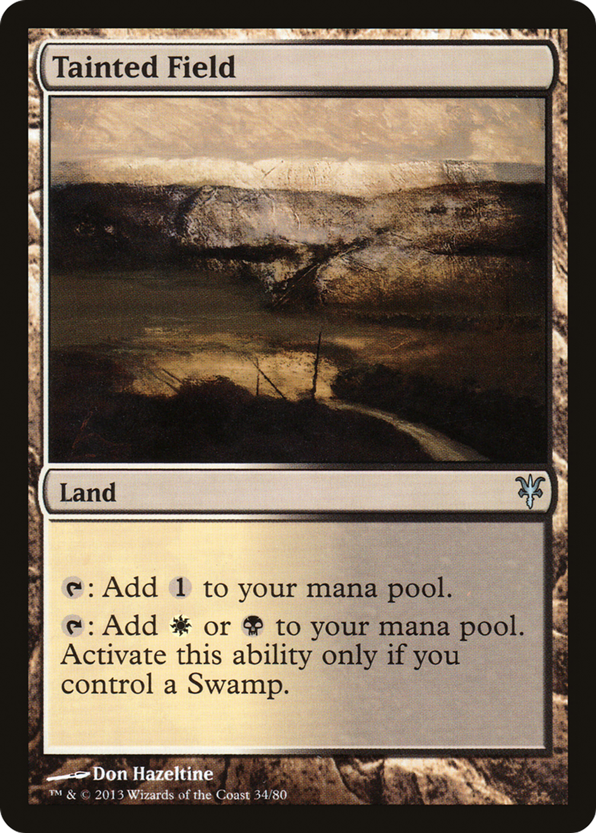 Tainted Field — Duel Decks: Sorin vs. Tibalt — Magic: The Gathering