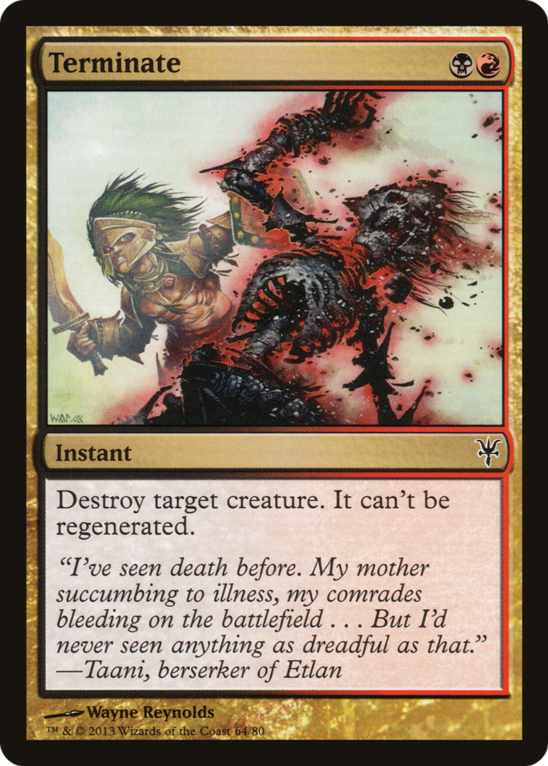 Terminate — Duel Decks: Sorin vs. Tibalt — Magic: The Gathering