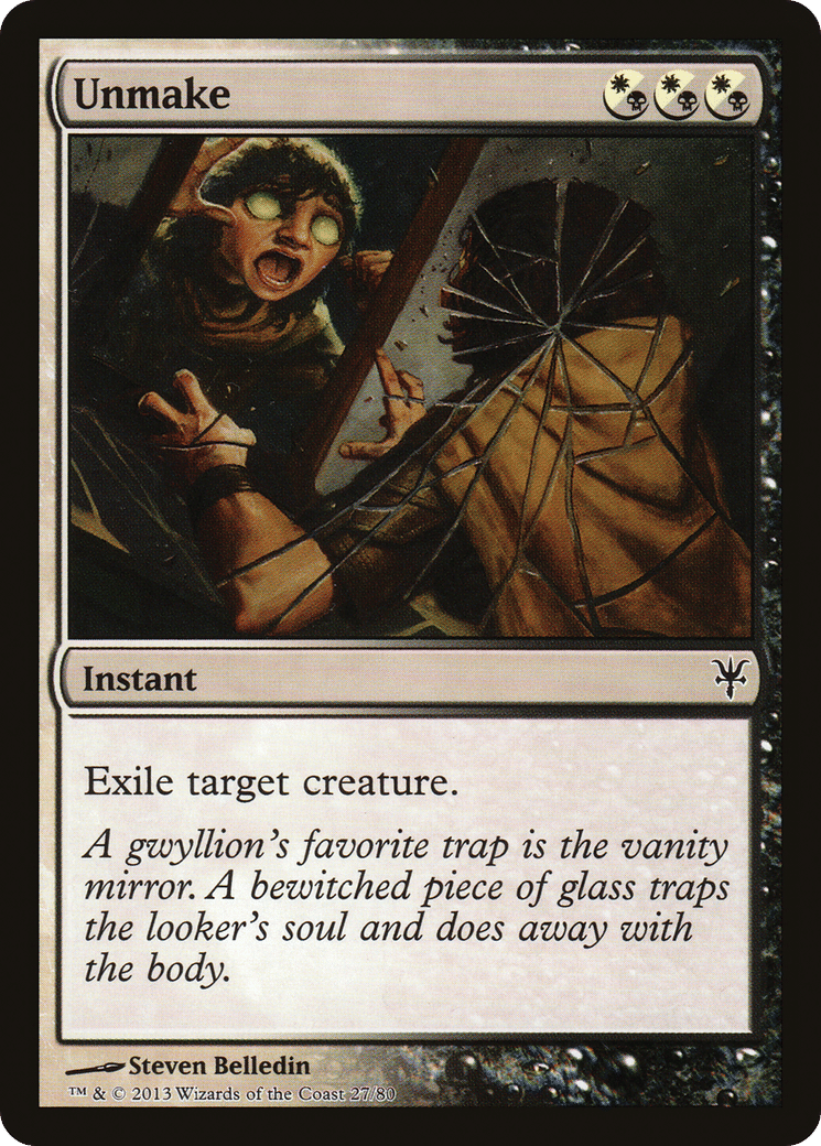 Unmake — Duel Decks: Sorin vs. Tibalt — Magic: The Gathering