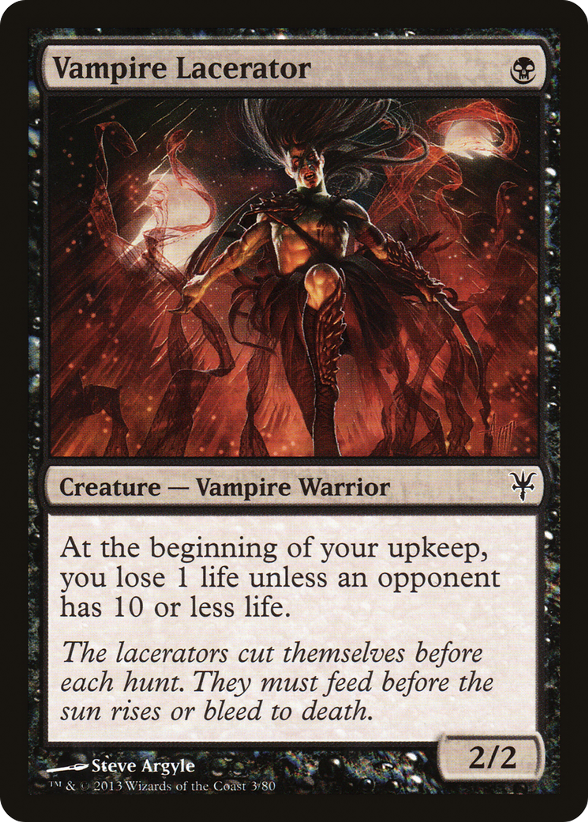 Vampire Lacerator — Duel Decks: Sorin vs. Tibalt — Magic: The Gathering