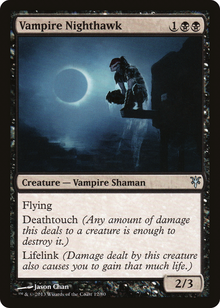 Vampire Nighthawk — Duel Decks: Sorin vs. Tibalt — Magic: The Gathering