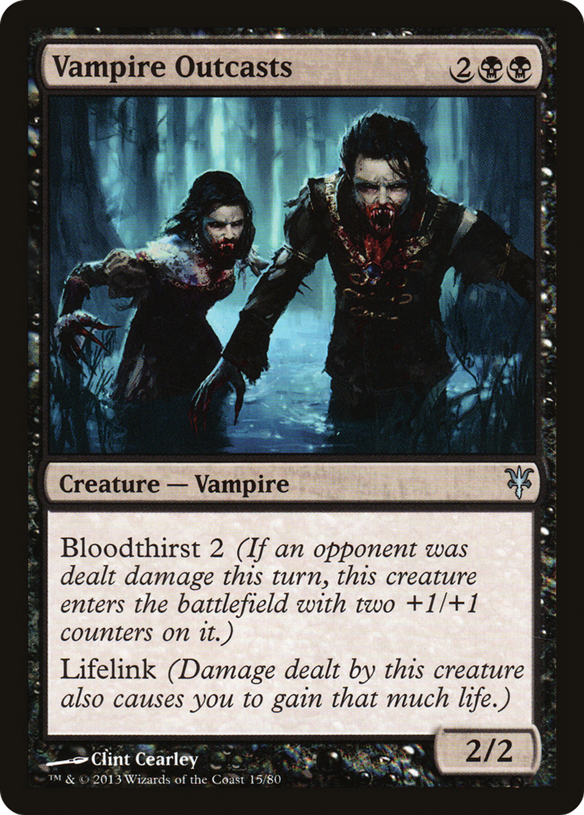 Vampire Outcasts — Duel Decks: Sorin vs. Tibalt — Magic: The Gathering