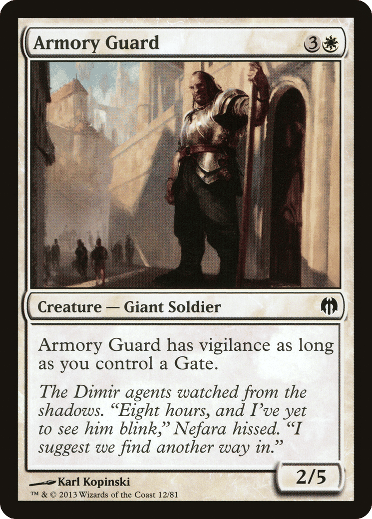 Armory Guard — Duel Decks: Heroes vs. Monsters — Magic: The Gathering