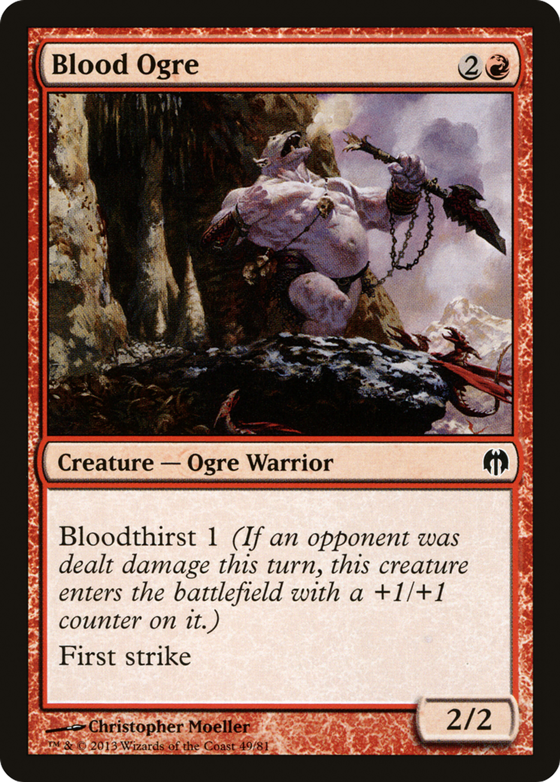 Blood Ogre — Duel Decks: Heroes vs. Monsters — Magic: The Gathering