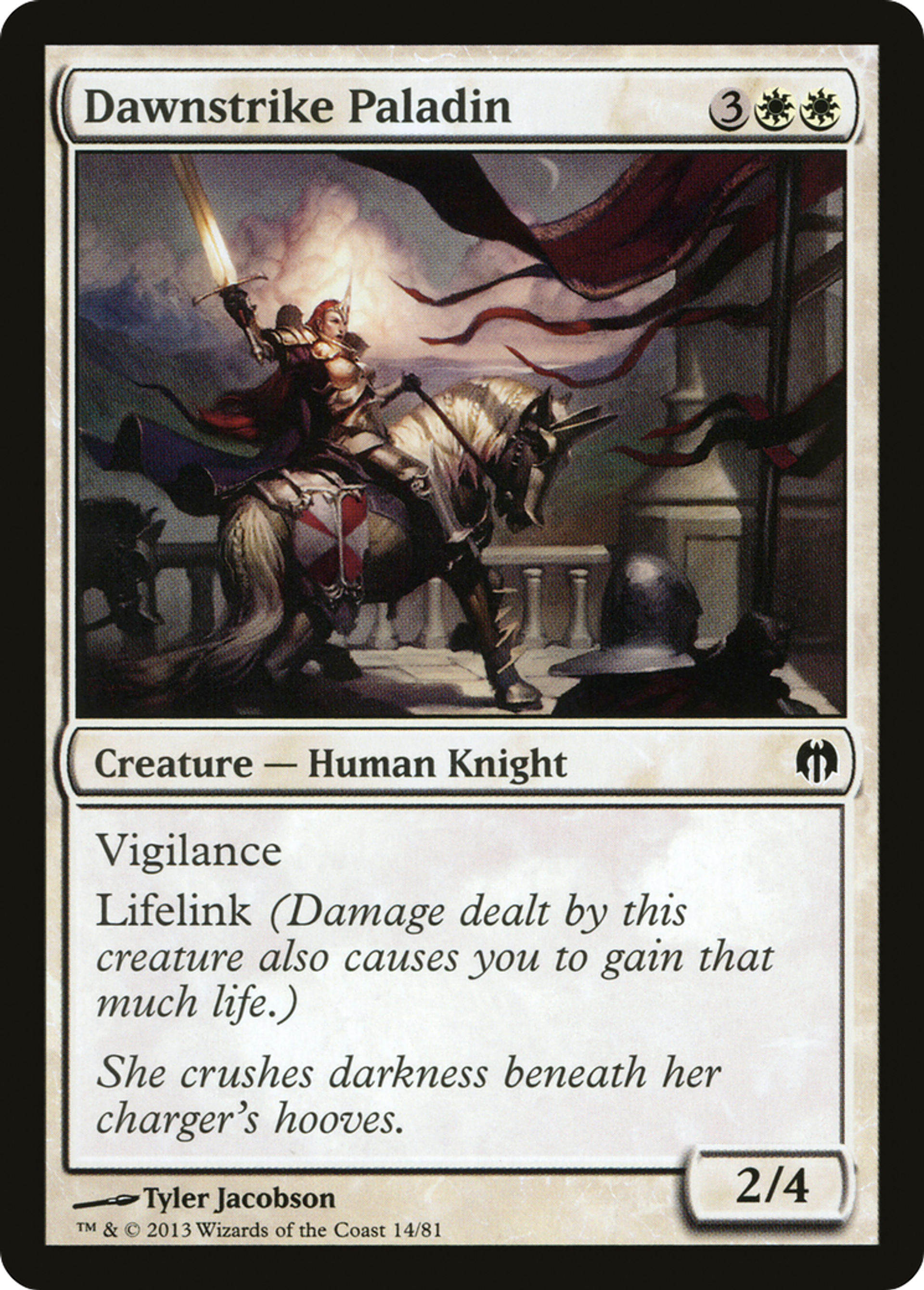 Dawnstrike Paladin — Duel Decks: Heroes vs. Monsters — Magic: The Gathering