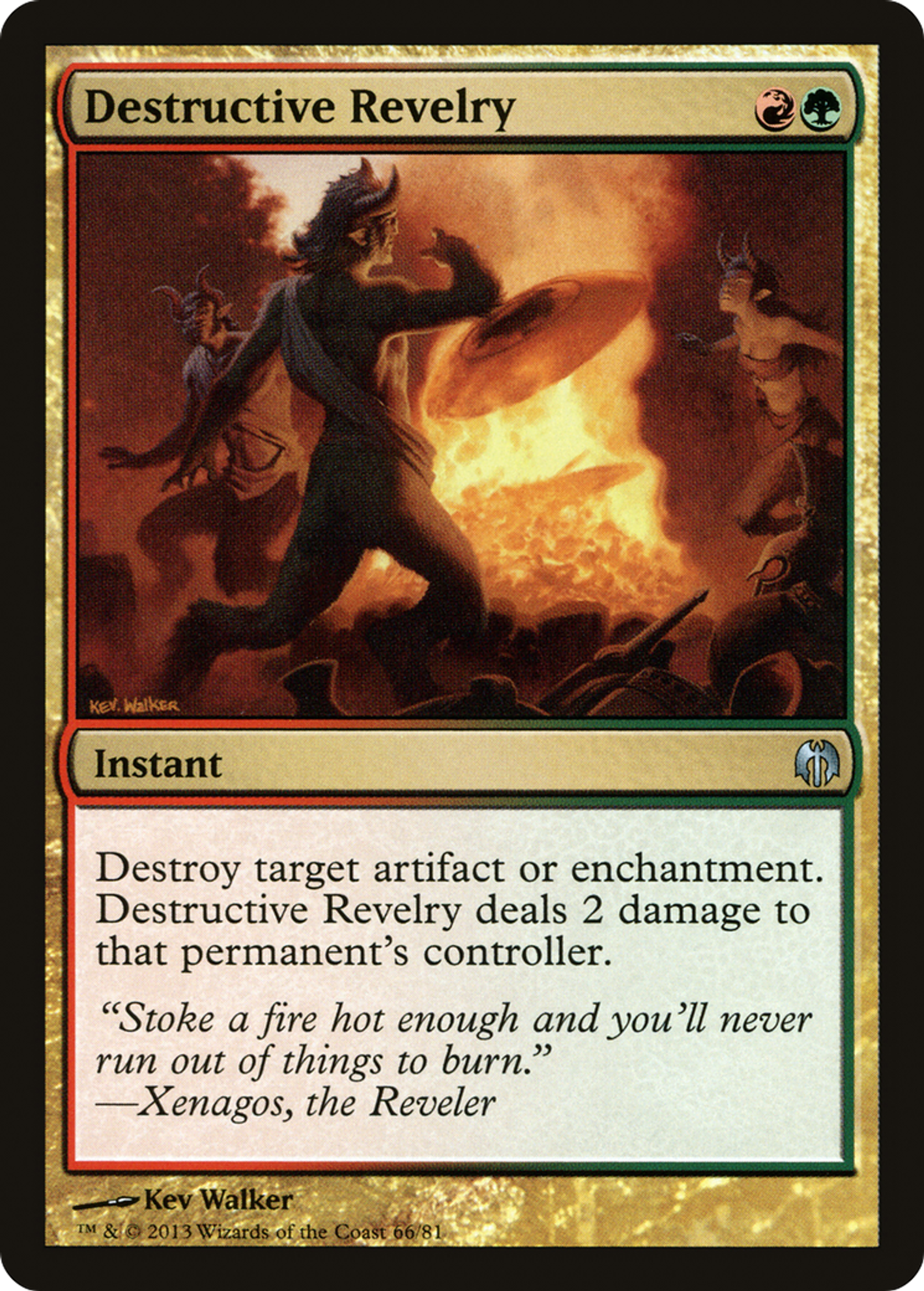 Destructive Revelry — Duel Decks: Heroes vs. Monsters — Magic: The Gathering