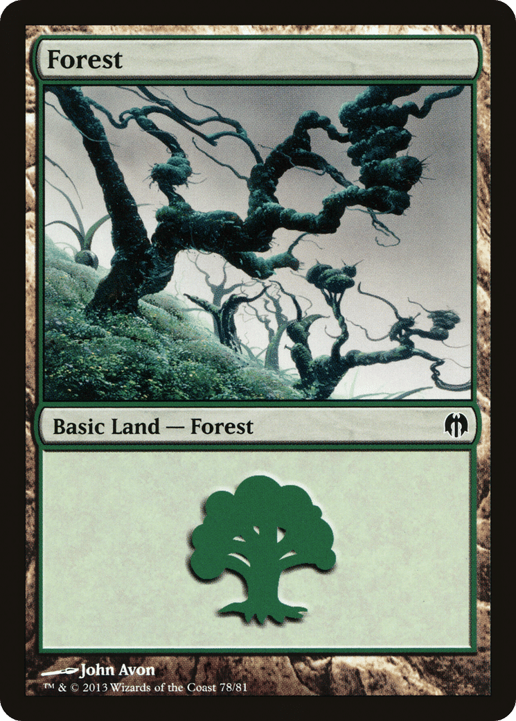 Forest — Duel Decks: Heroes vs. Monsters — Magic: The Gathering
