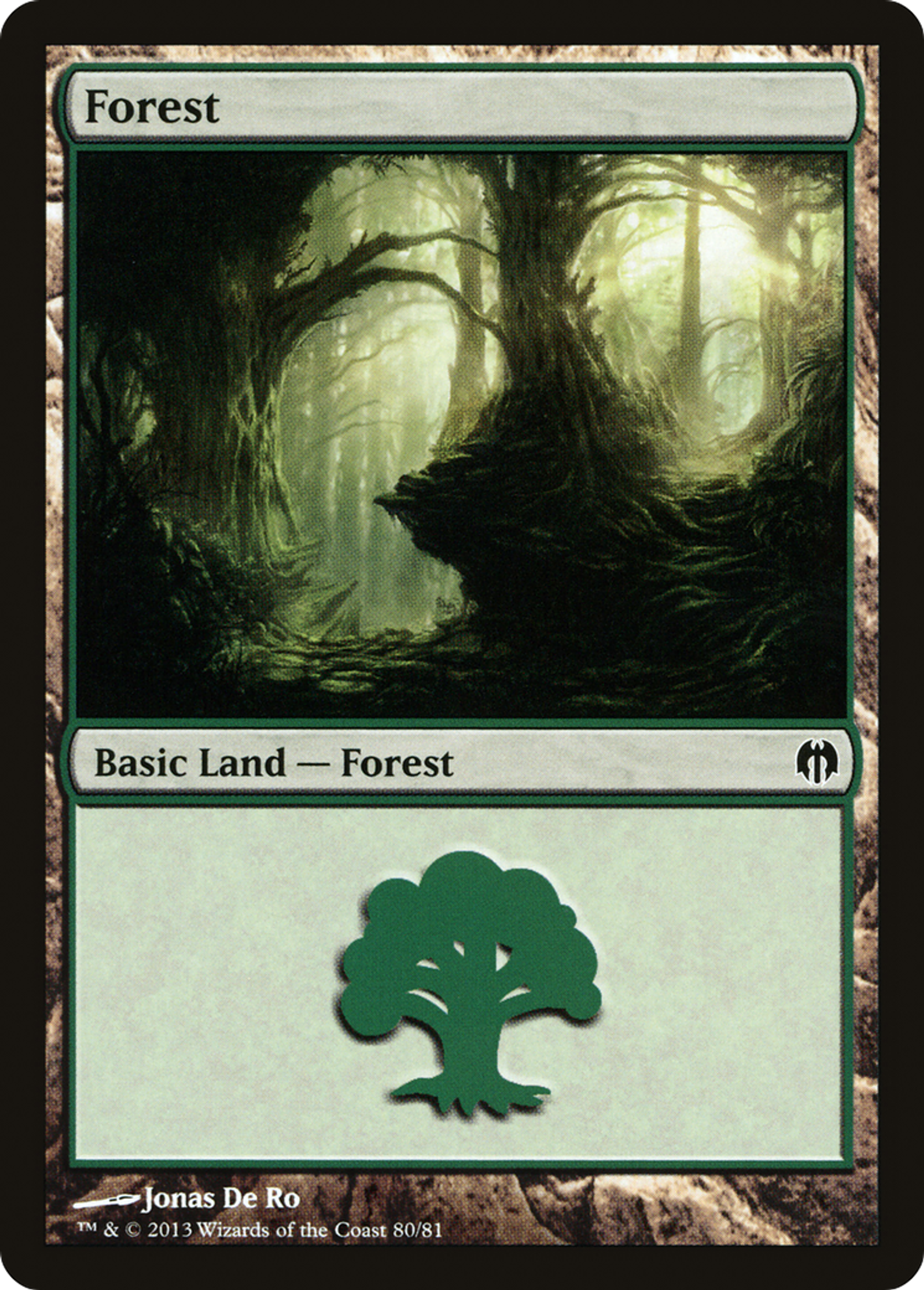 Forest — Duel Decks: Heroes vs. Monsters — Magic: The Gathering