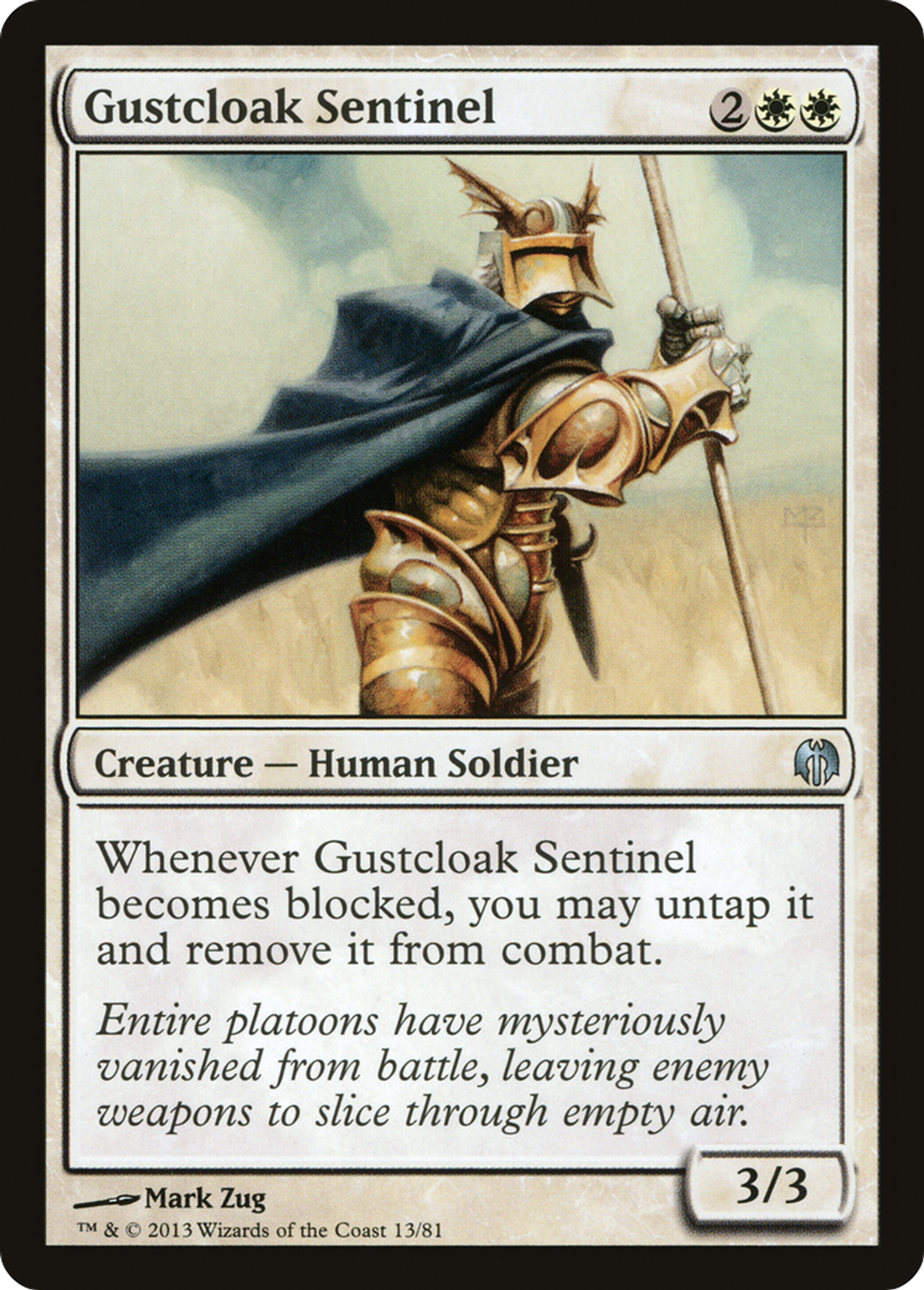 Gustcloak Sentinel — Duel Decks: Heroes vs. Monsters — Magic: The Gathering