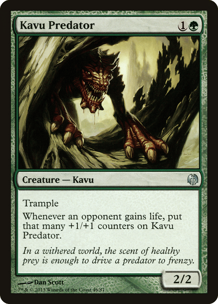 Kavu Predator — Duel Decks: Heroes vs. Monsters — Magic: The Gathering