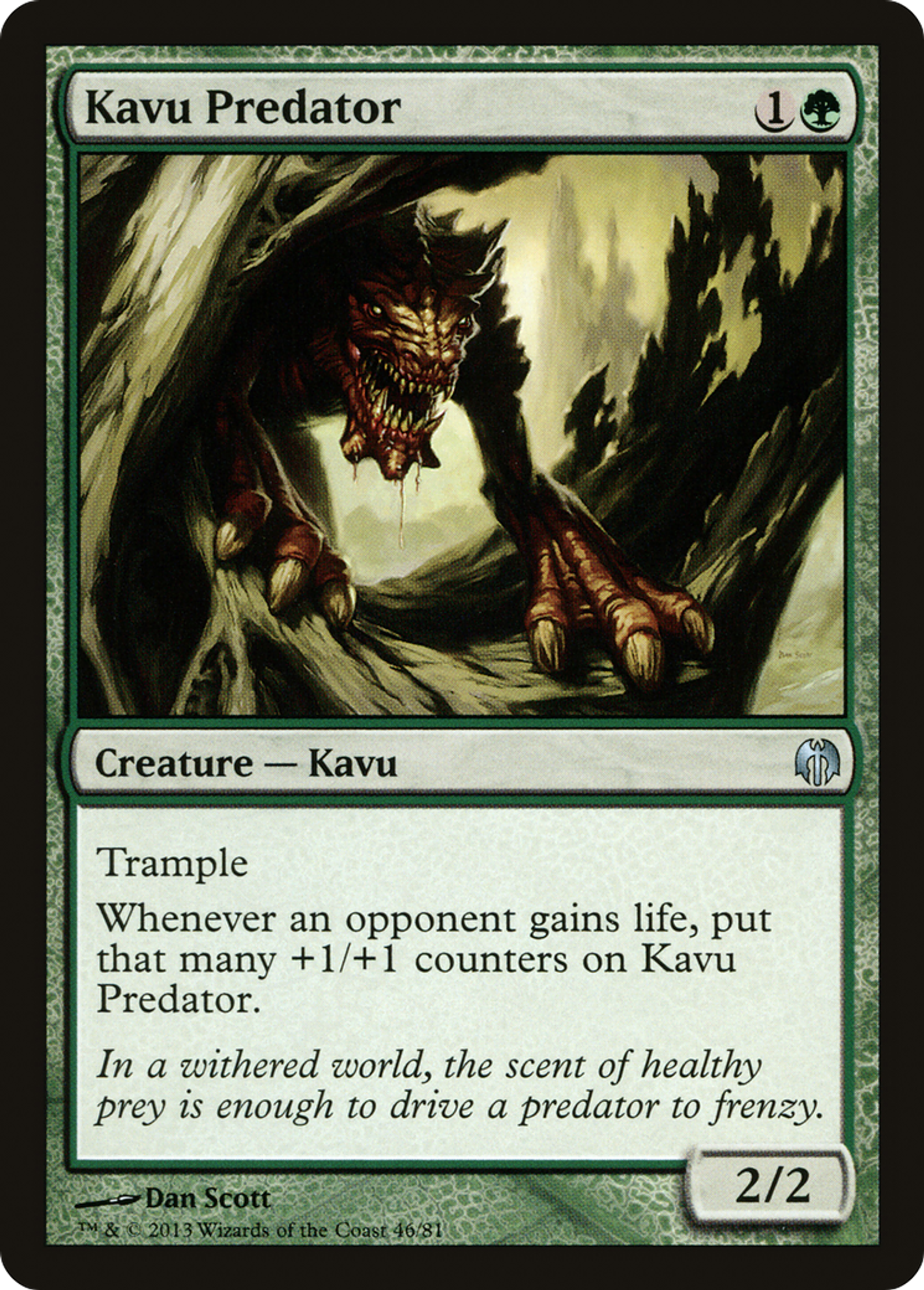 Kavu Predator — Duel Decks: Heroes vs. Monsters — Magic: The Gathering