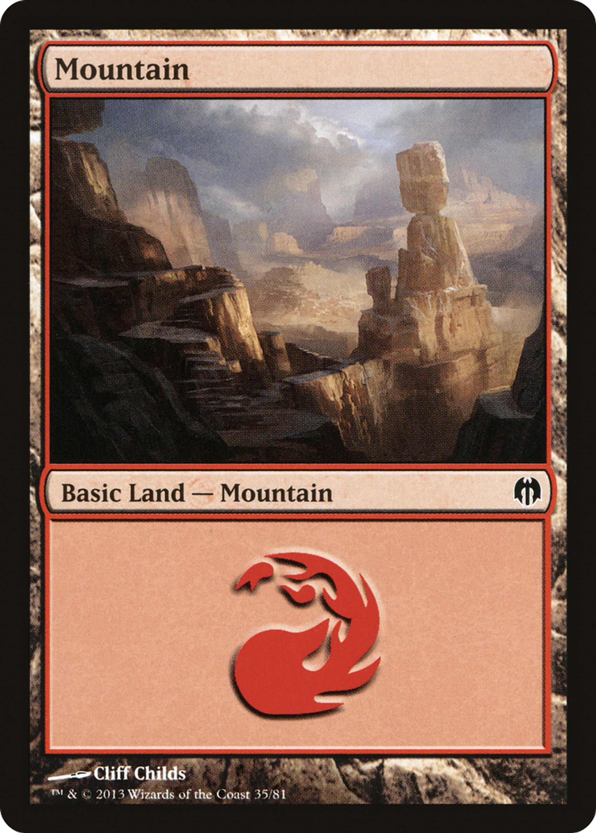 Mountain — Duel Decks: Heroes vs. Monsters — Magic: The Gathering