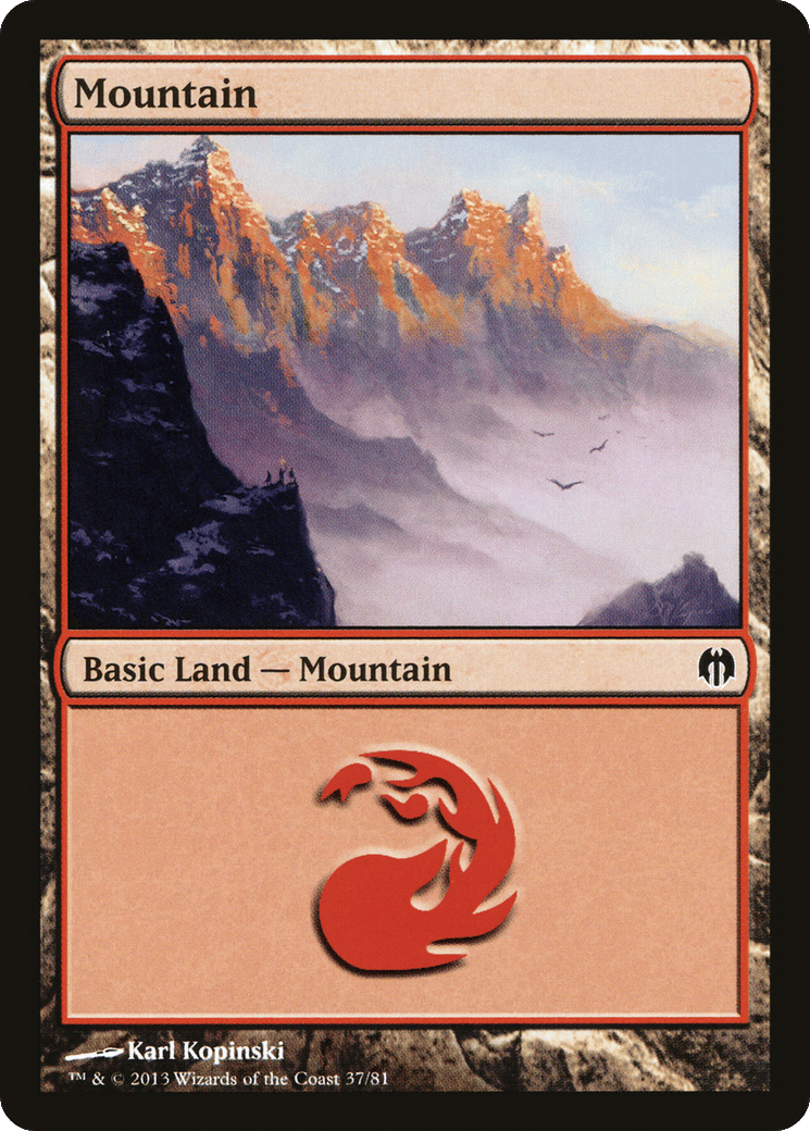 Mountain — Duel Decks: Heroes vs. Monsters — Magic: The Gathering