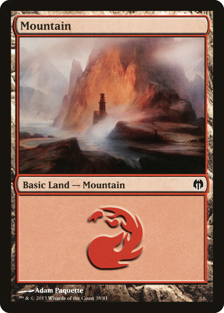 Mountain — Duel Decks: Heroes vs. Monsters — Magic: The Gathering
