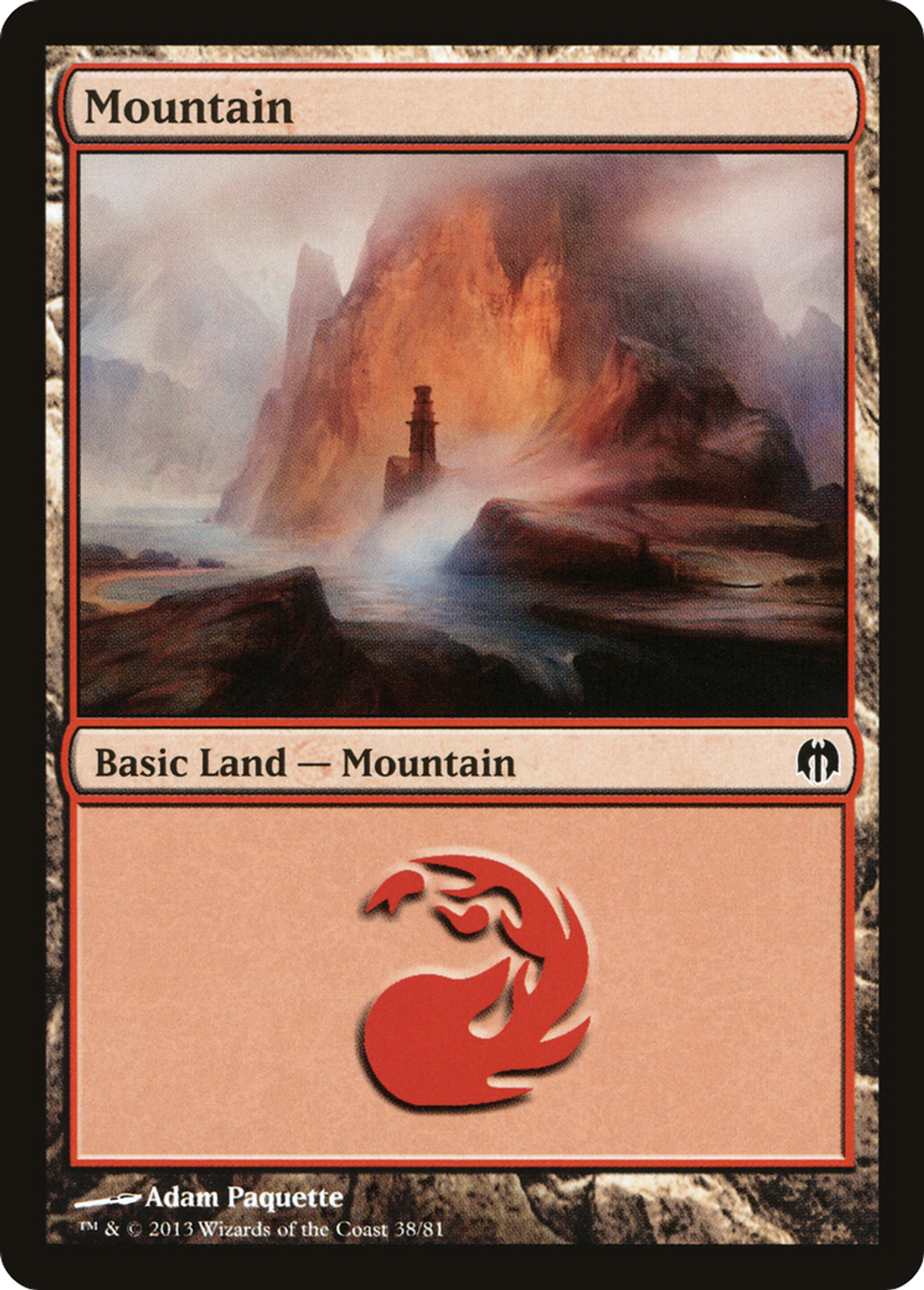 Mountain — Duel Decks: Heroes vs. Monsters — Magic: The Gathering