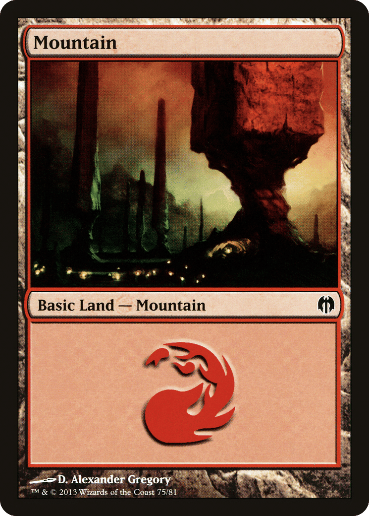 Mountain — Duel Decks: Heroes vs. Monsters — Magic: The Gathering