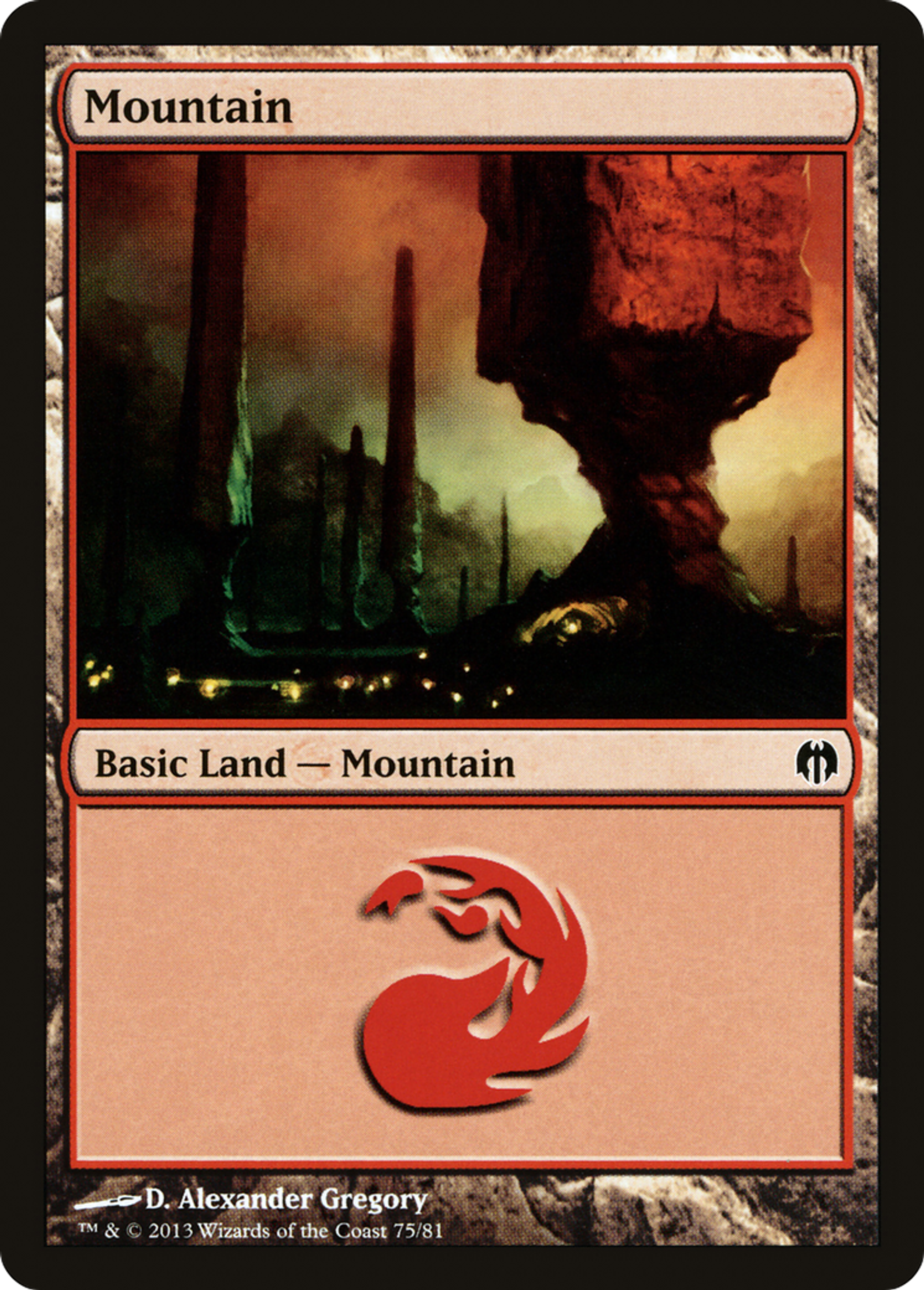 Mountain — Duel Decks: Heroes vs. Monsters — Magic: The Gathering
