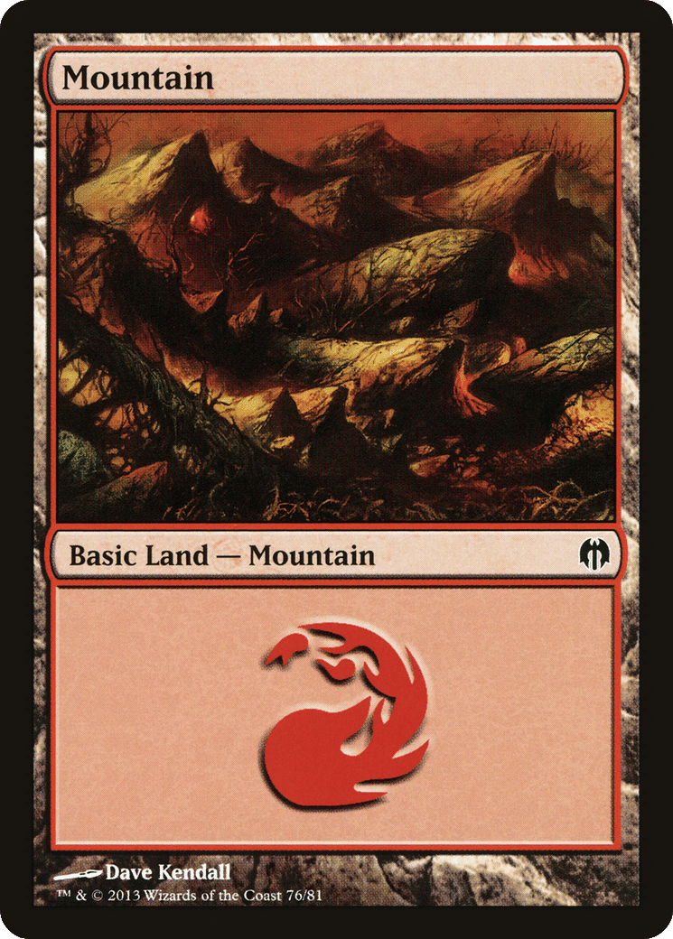 Montagne — Duel Decks: Heroes vs. Monsters — Magic: The Gathering