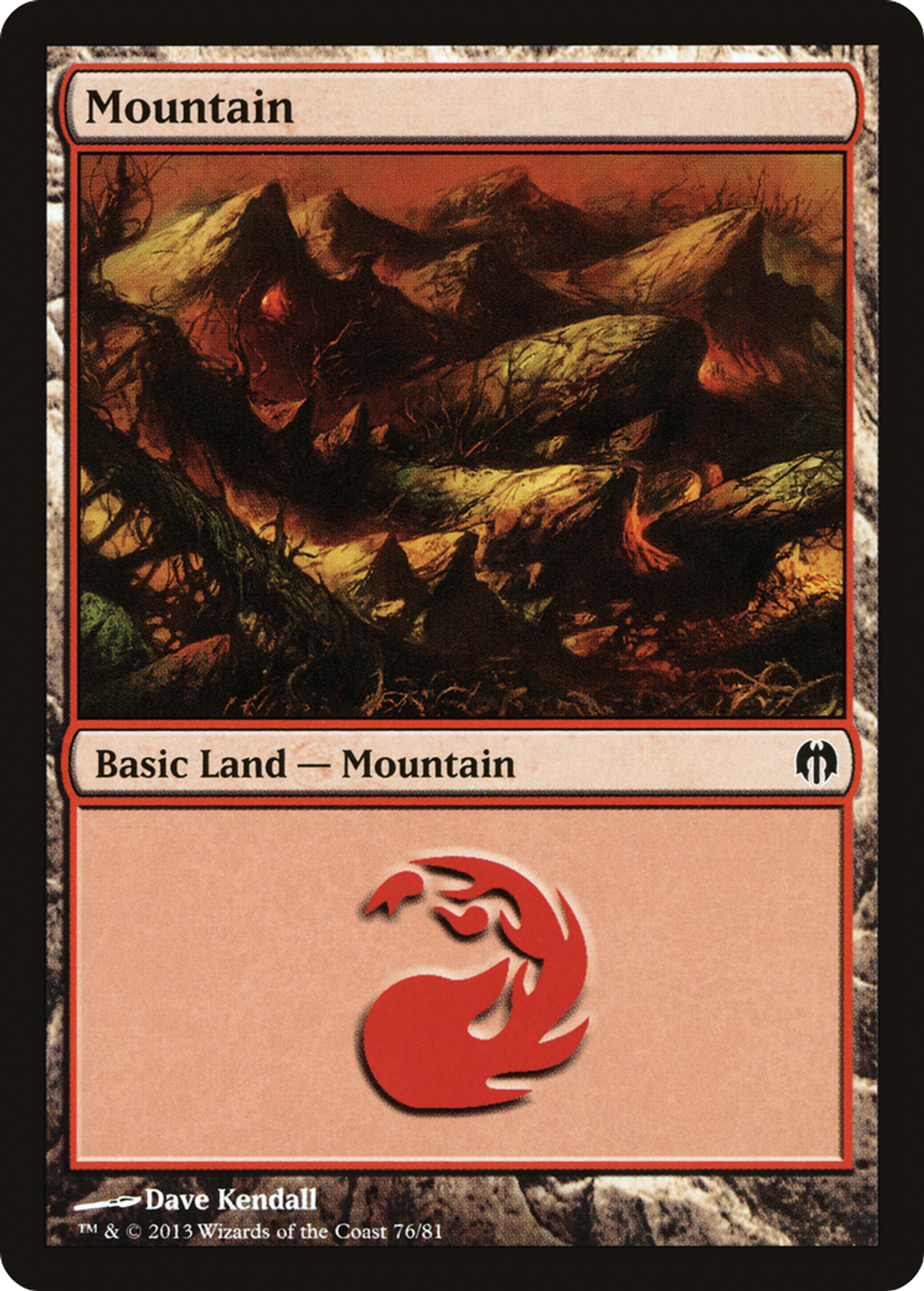 Mountain — Duel Decks: Heroes vs. Monsters — Magic: The Gathering