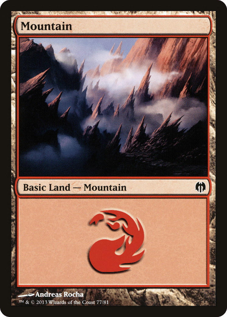 Montagne — Duel Decks: Heroes vs. Monsters — Magic: The Gathering
