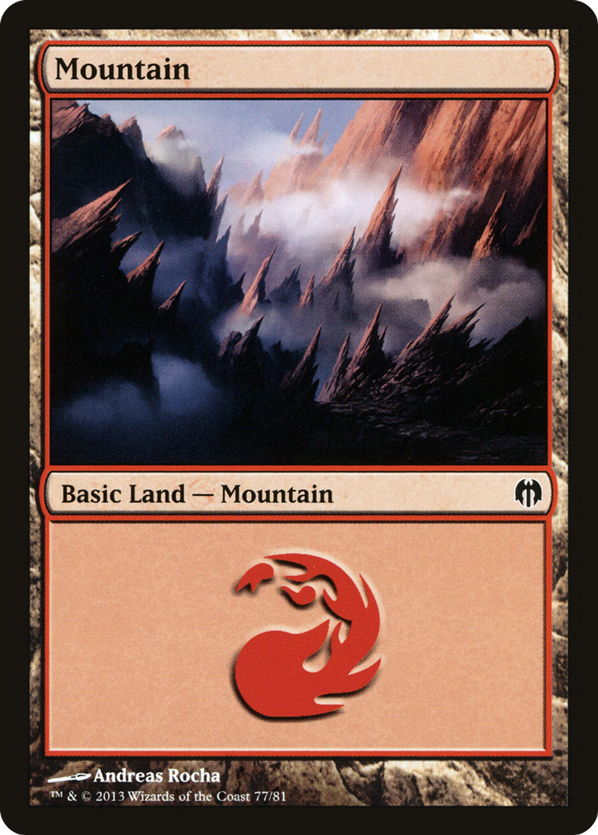Mountain — Duel Decks: Heroes vs. Monsters — Magic: The Gathering
